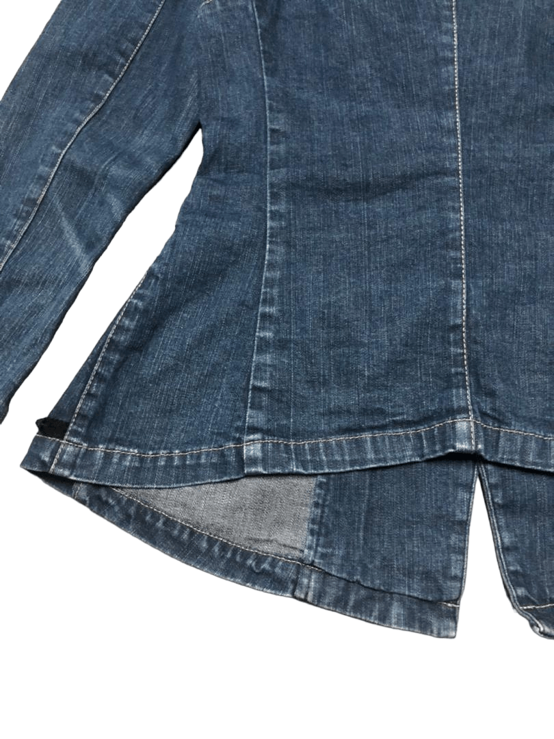 Japanese Brand Marithe Francois Girbaud Denim Double Breasted Coat Jacket Size S / US 4 / IT 40 - 14 Thumbnail