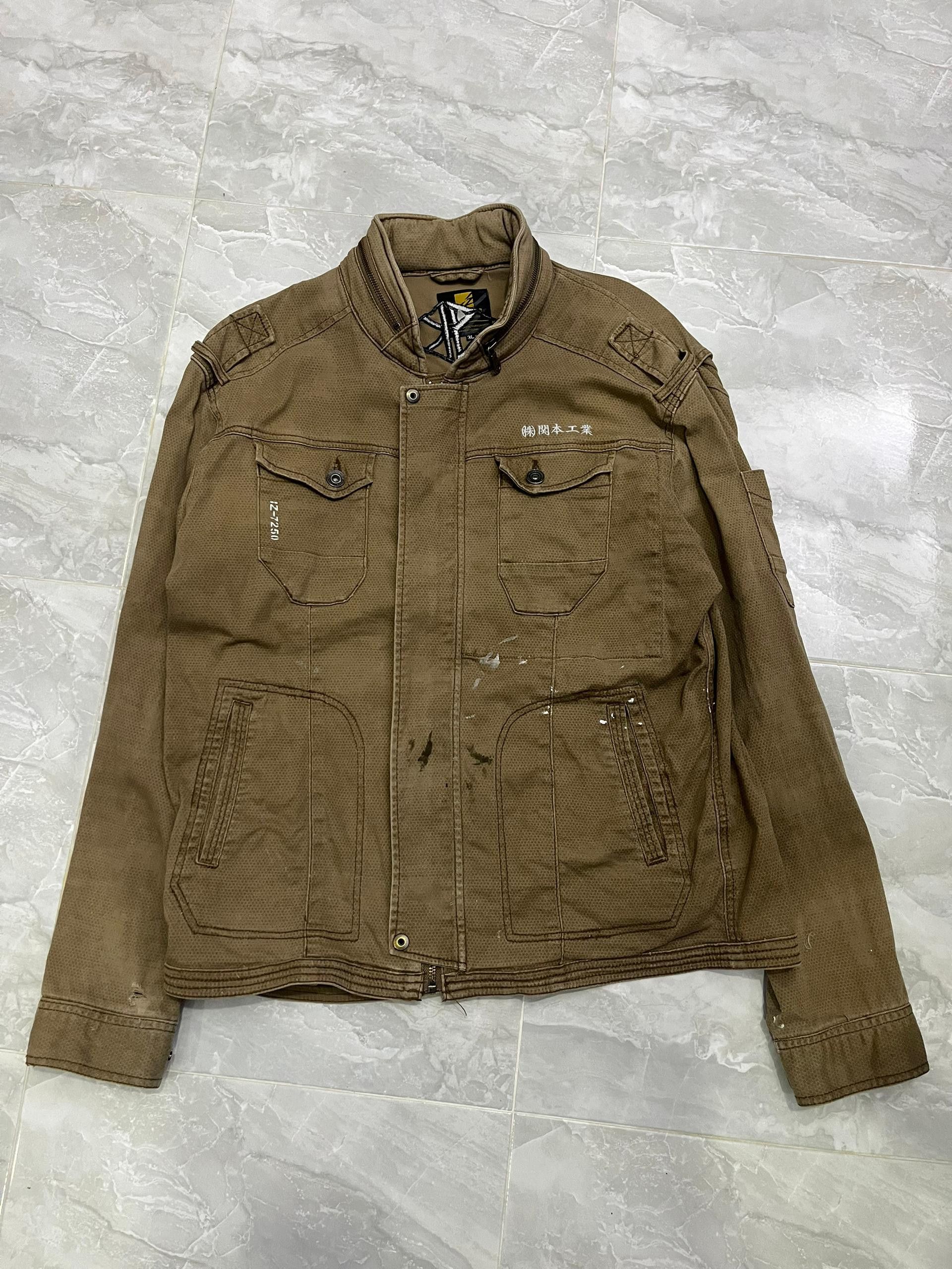 Japanese Brand I’Z Frontier Japanese Workwear Jacket w/ Hidden Hood Size US L / EU 52-54 / 3 - 17 Thumbnail