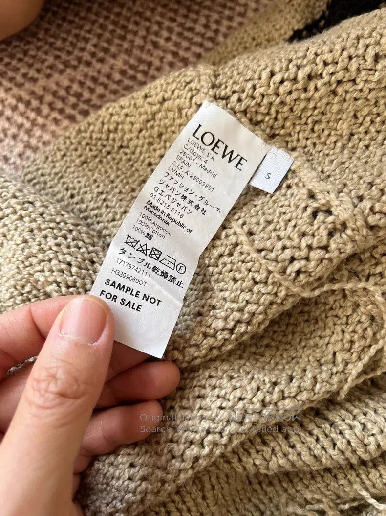 Loewe Loewe 100% cotton knit cardigan Size S / US 4 / IT 40 - 5 Thumbnail