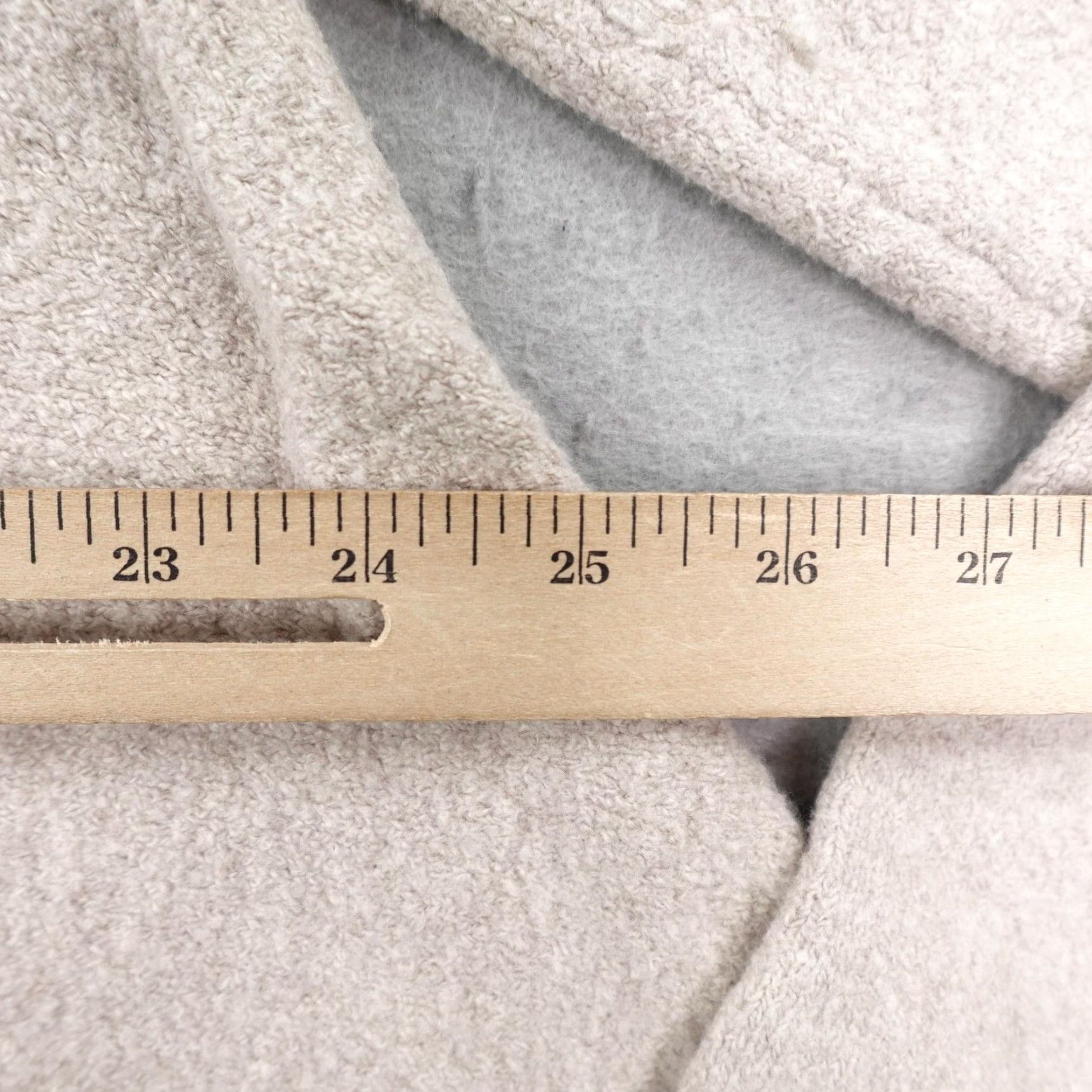 Free People Free People Sweater Womens Medium Beige Turtleneck Hi Low Drape Drape Oversized Size M / US 6-8 / IT 42-44 - 7 Thumbnail