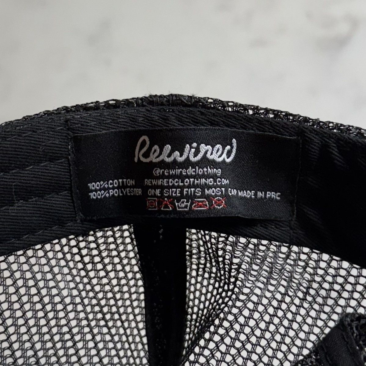 Other Rewired Foam R Trucker Cap Snapback Grey Black Hat Size ONE SIZE - 2 Thumbnail