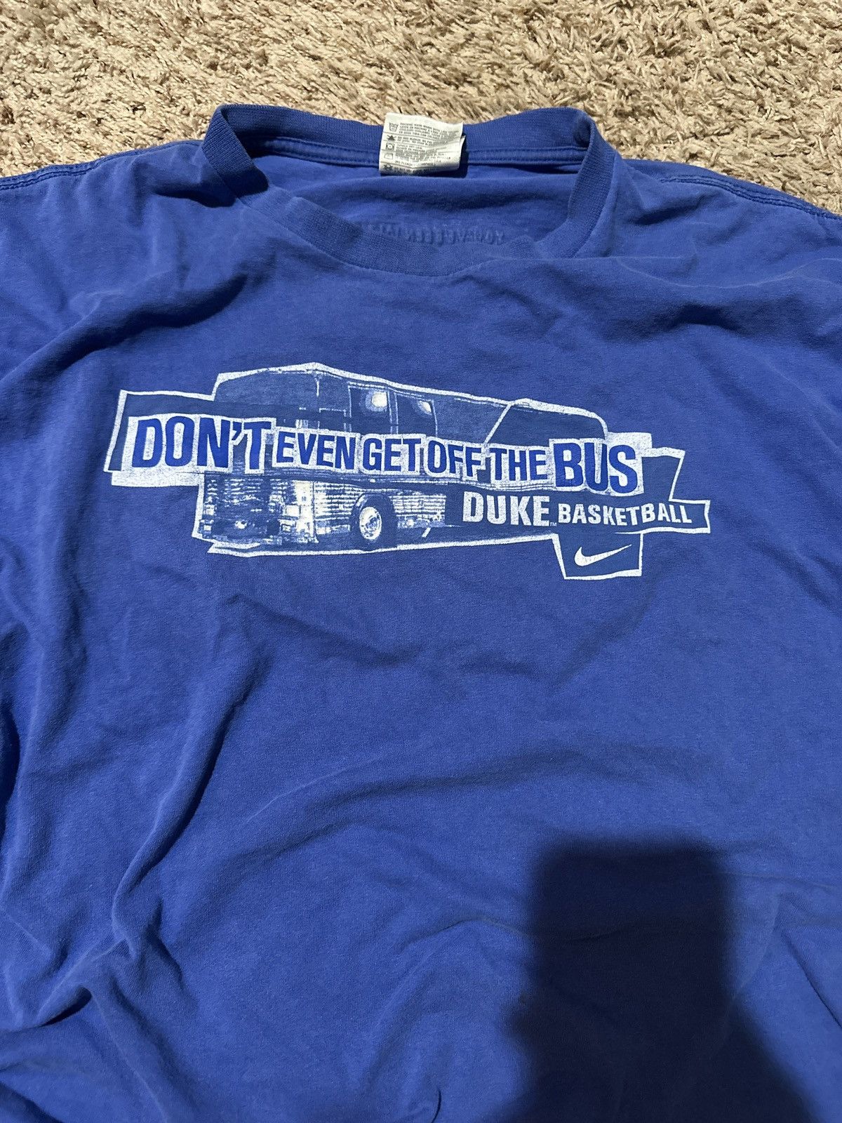 Nike Nike Team Duke Basketball T shirt Size US XL / EU 56 / 4 - 2 Thumbnail