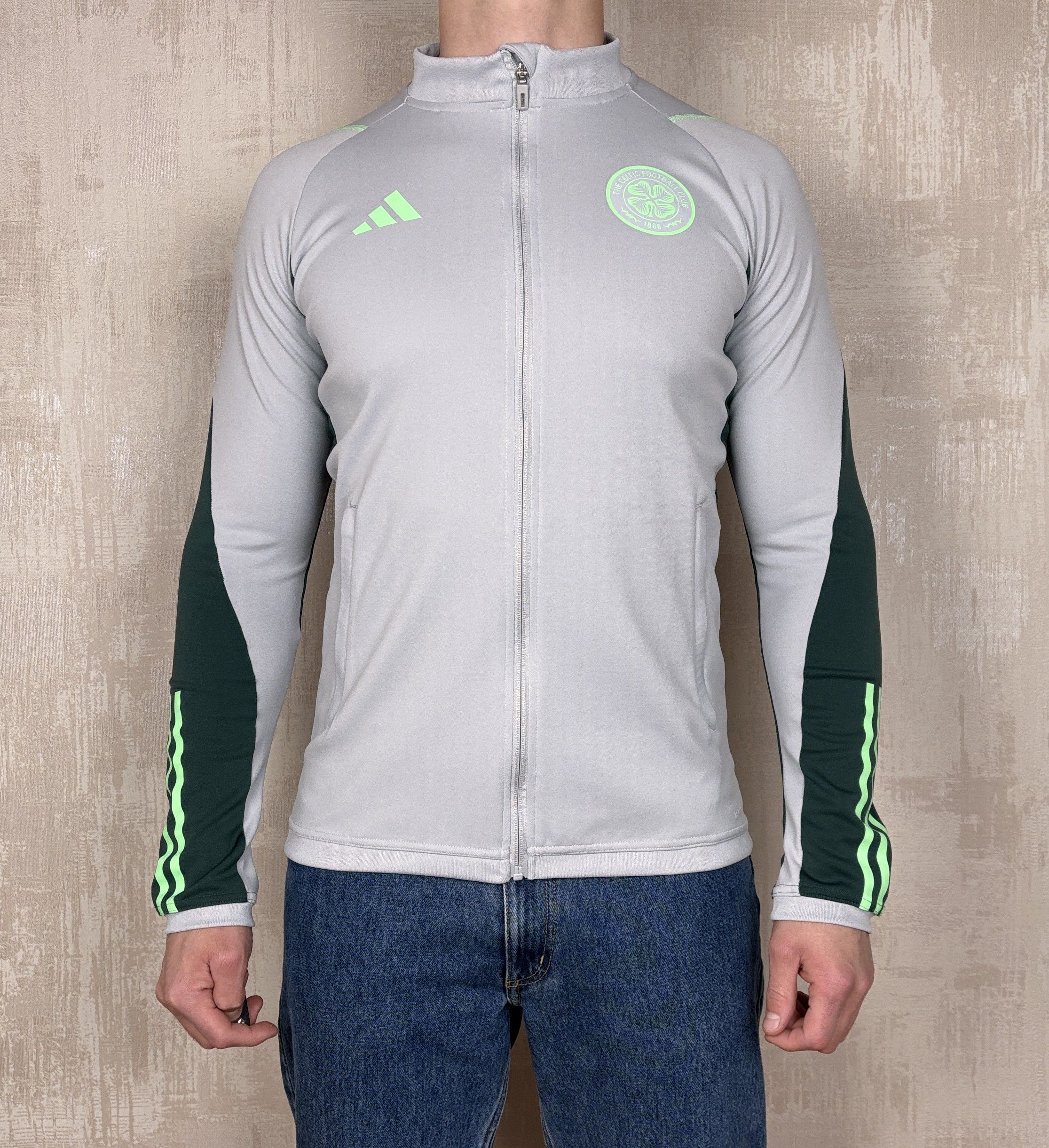 Adidas Celtic Scotland 2023 2024 Soccer Football Track Jacket Size US M / EU 48-50 / 2 - 3 Thumbnail