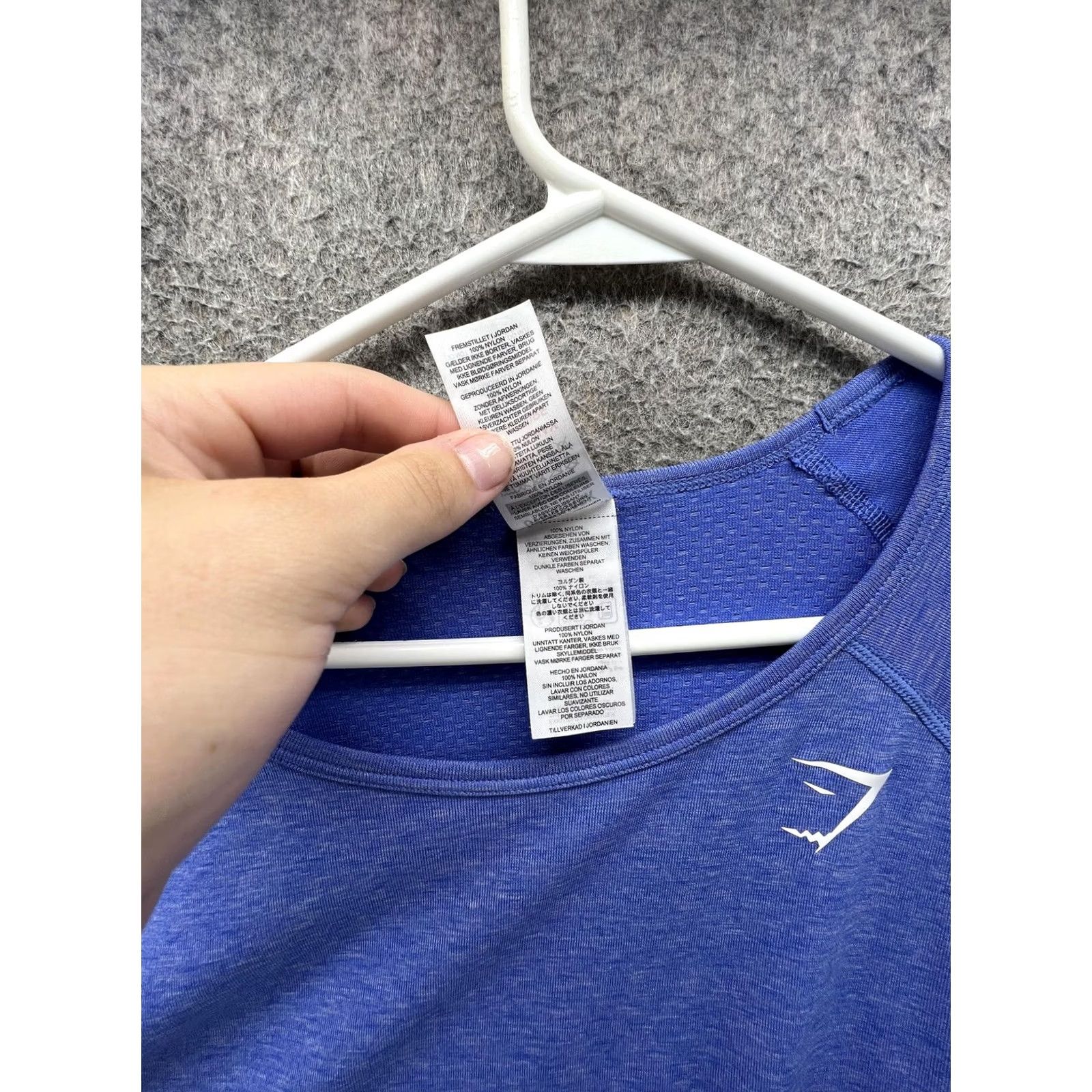 Gymshark Gymshark Womens XXL Blue Long Sleeve Shirt Size XXL / US 16-18 / IT 52-54 - 2 Thumbnail