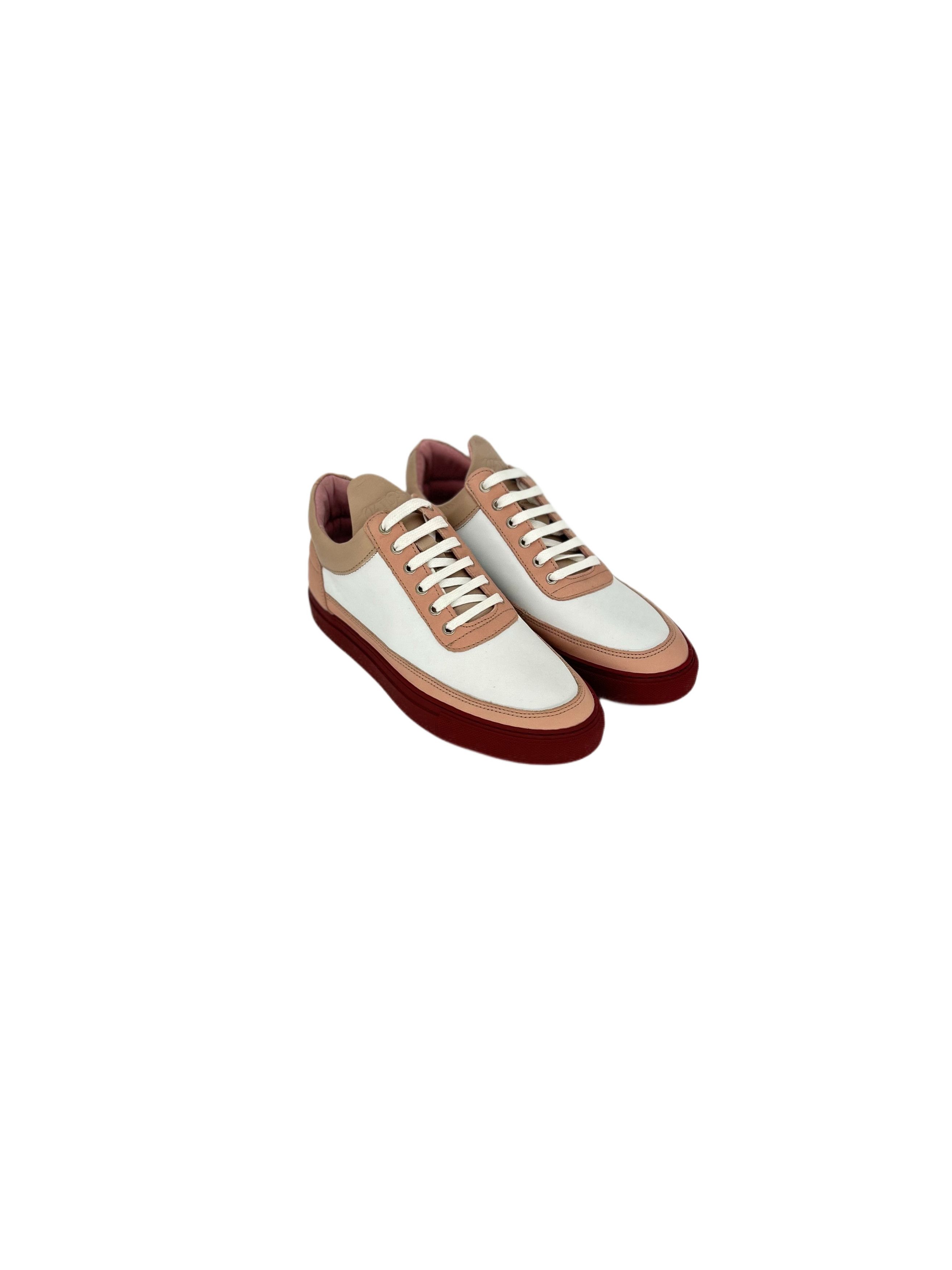 Filling Pieces Filling Pieces Low Top Nude Bladeux White Trainers Size US 7 / EU 40 - 1 Thumbnail