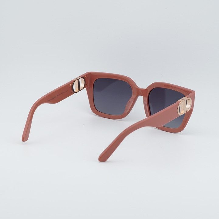 Dior Dior 30MONTAIGNE S8U 40A1 Sunglasses Pink Square Frame Size ONE SIZE - 5 Thumbnail