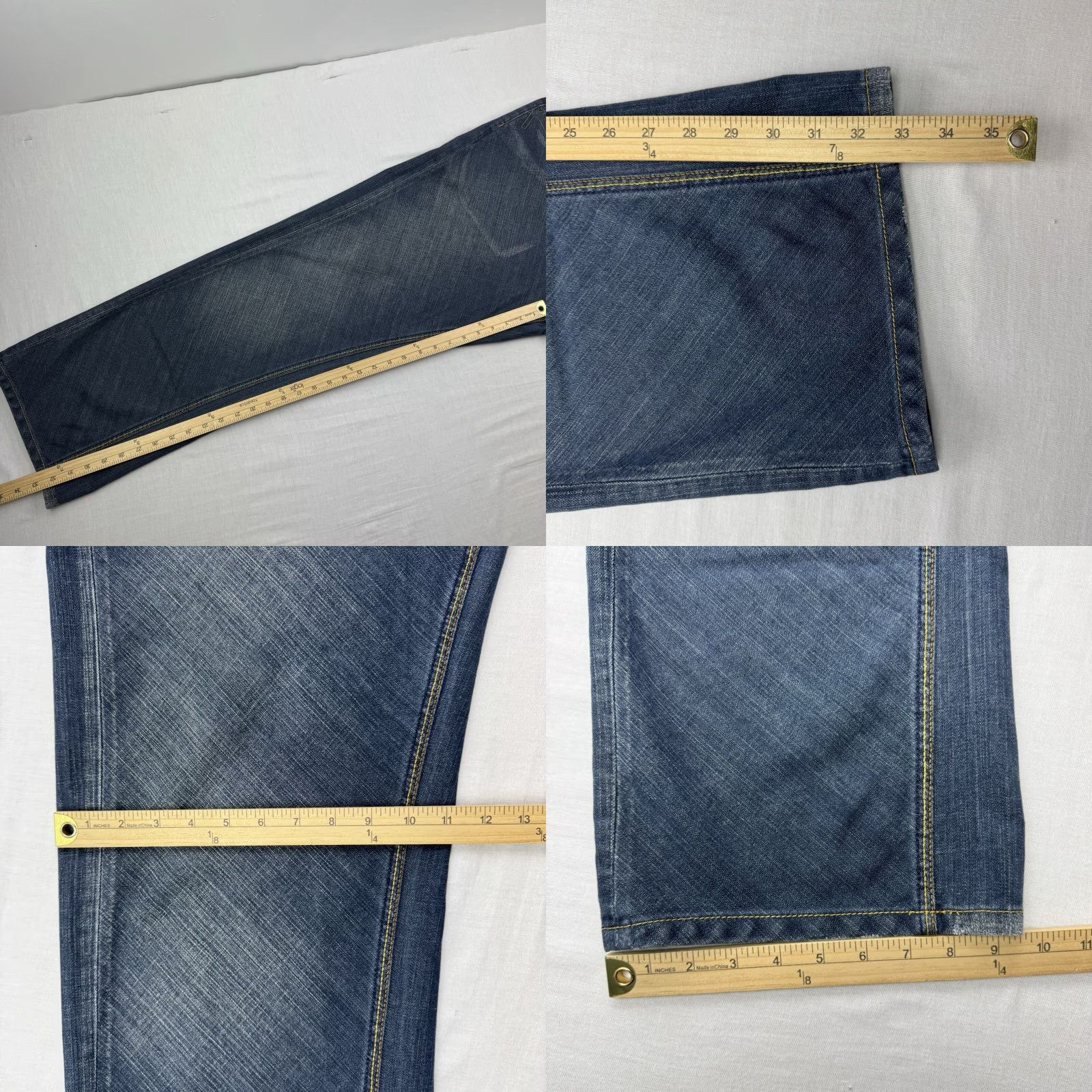 Rocawear VINTAGE Rocawear Jeans Adult 36x33 Black Wide-Leg Grunge Y2K Punk Hipster Jeans Mens Size US 36 / EU 52 - 8 Thumbnail