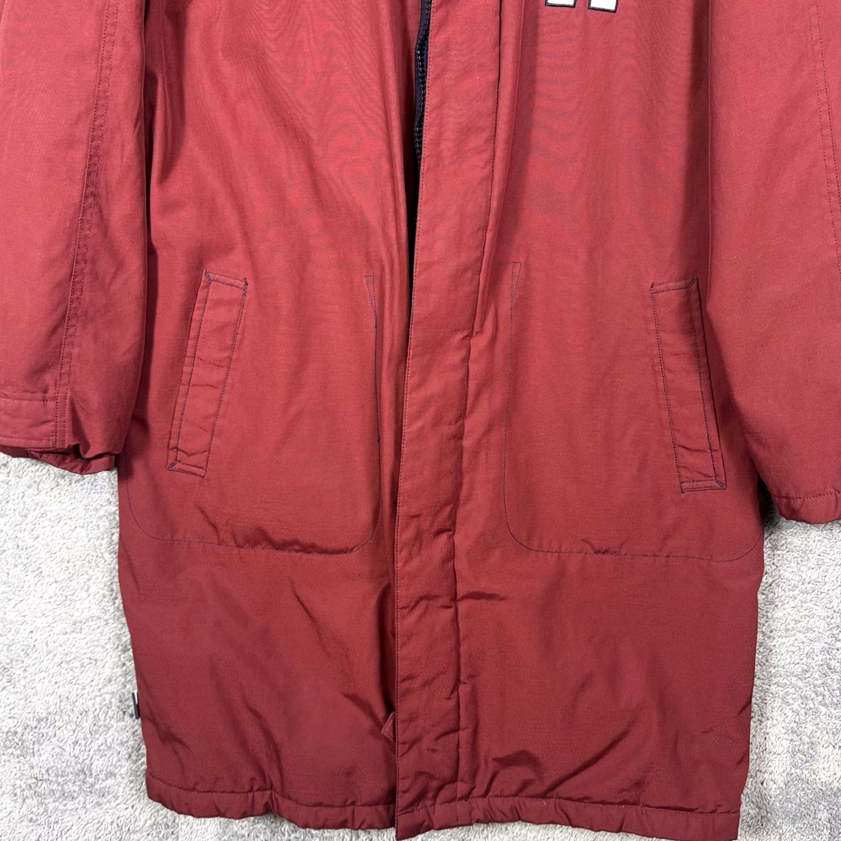 Tommy Hilfiger VINTAGE Tommy Hilfiger Coat Mens M Tench Long Fleece Lined Crest Quilted Jacket Size US M / EU 48-50 / 2 - 3 Thumbnail