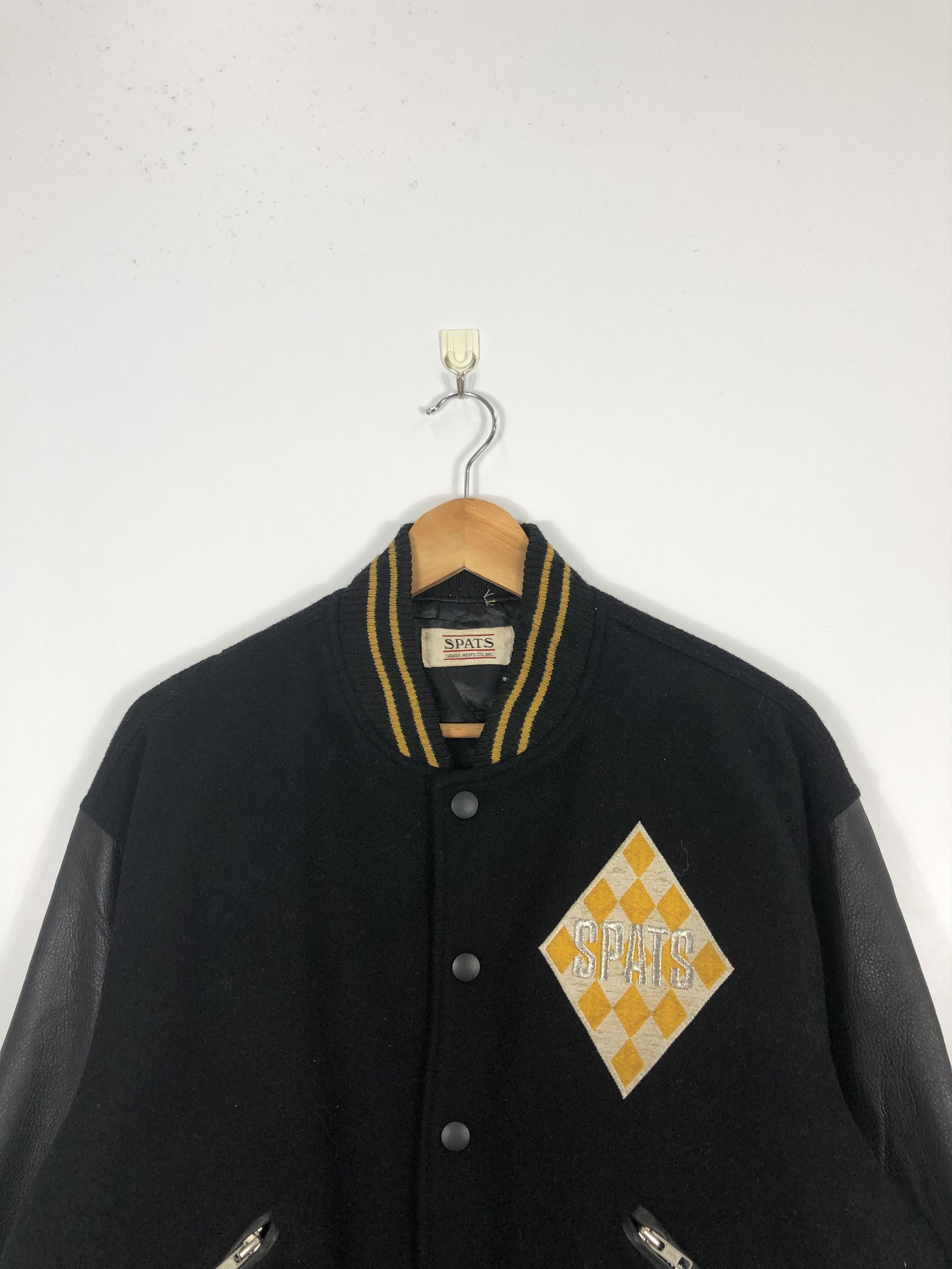 Vintage Vintage 90s Varsity Jacket Leather Sleeve V0158 Size US L / EU 52-54 / 3 - 2 Thumbnail