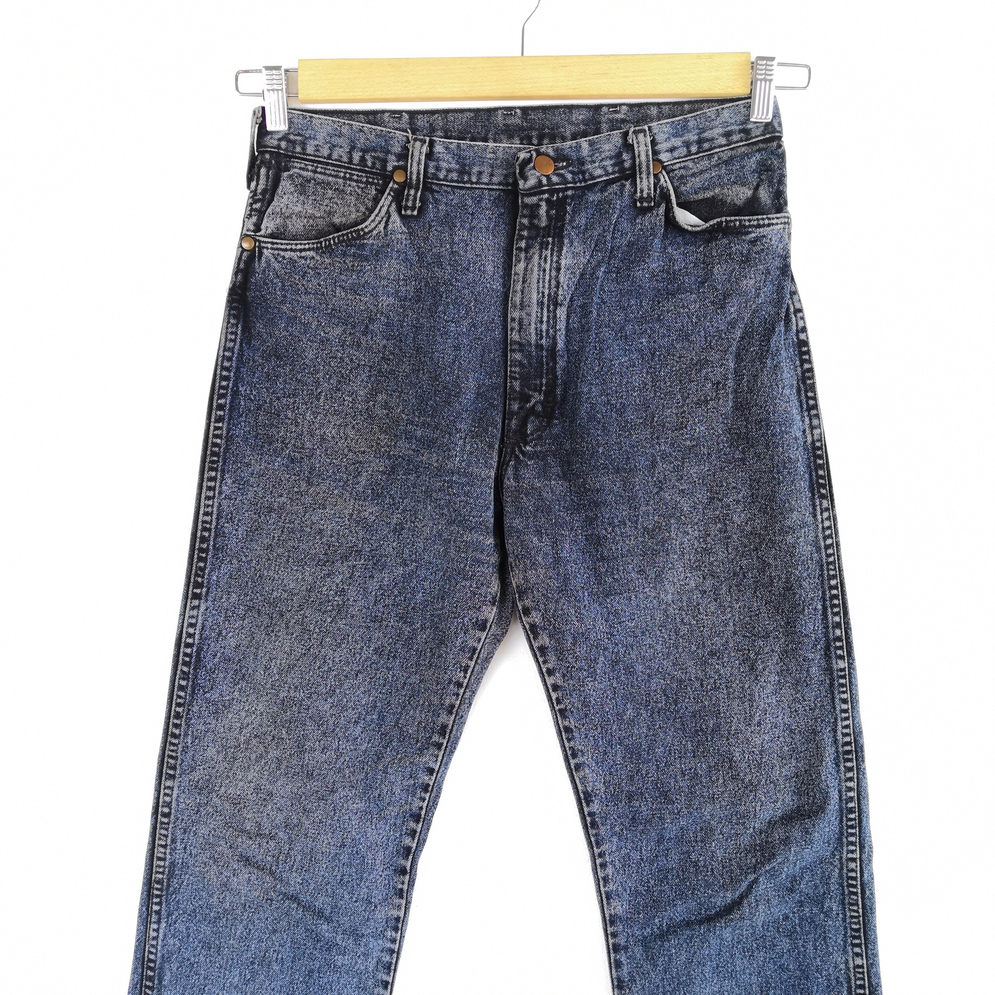 Wrangler Vintage 90s Wrangler Faded Denim Stone Wash Jeans Size US 32 / EU 48 - 3 Thumbnail
