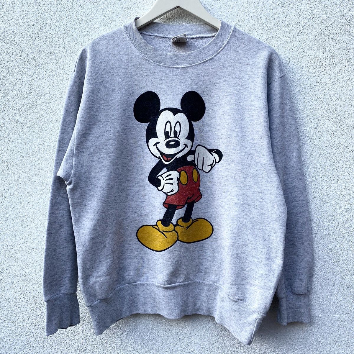 Other Vintage MICKEY MOUSE Disney Cartoon Sweatshirt USA 80s Size US M / EU 48-50 / 2 - 2 Thumbnail