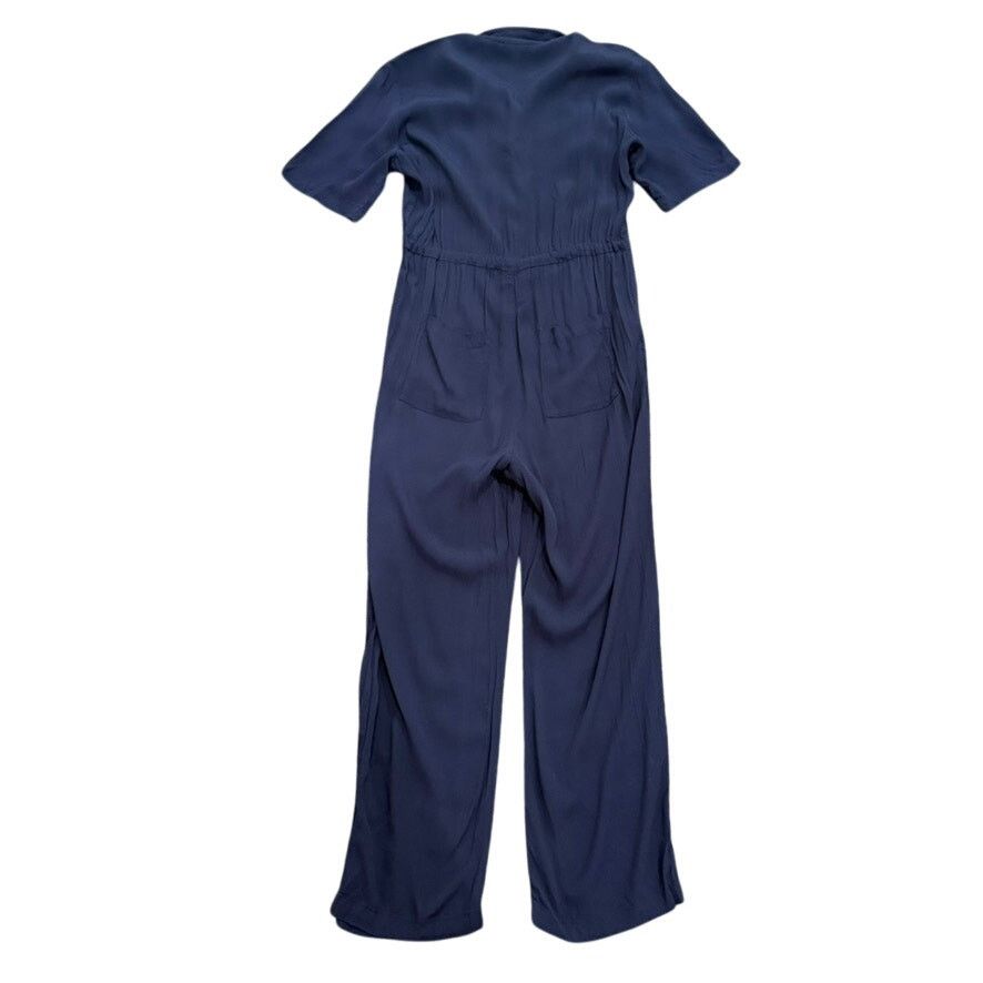 THAKOON Thakoon x RTR Short Sleeve Jumpsuit in Navy, Size US 2 Size 26" / US 2 / IT 38 - 7 Thumbnail