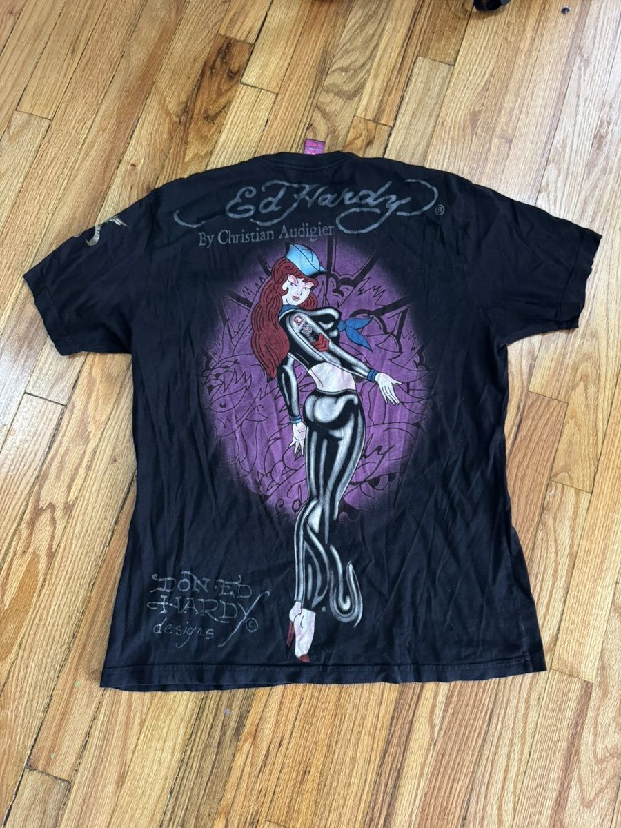 Ed Hardy Vintage Ed Hardy T-shirt Size US M / EU 48-50 / 2 - 2 Thumbnail