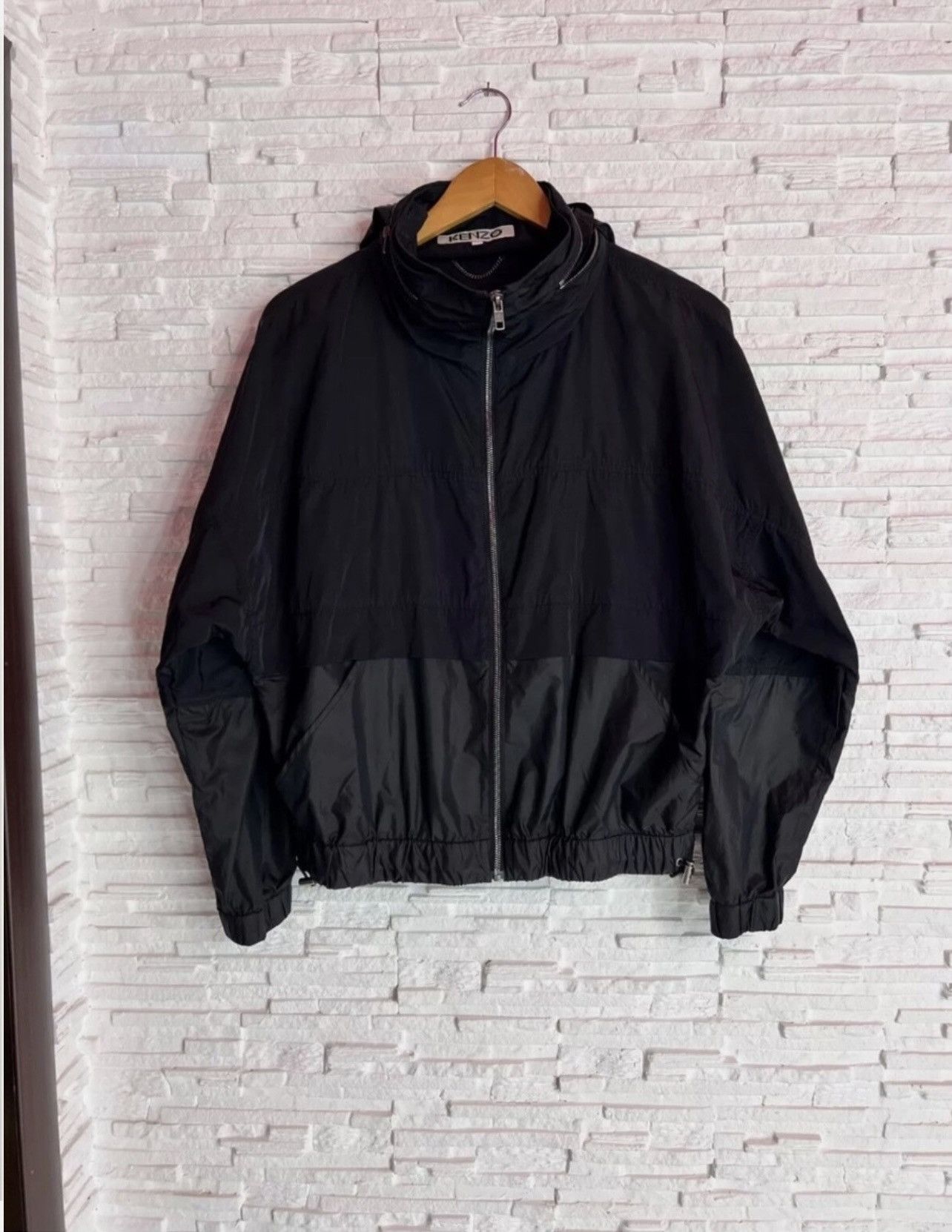 Kenzo Kenzo Lightweight Nylon Bomber Jacket Windbreaker Big Logo Size XS / US 0-2 / IT 36-38 - 3 Thumbnail