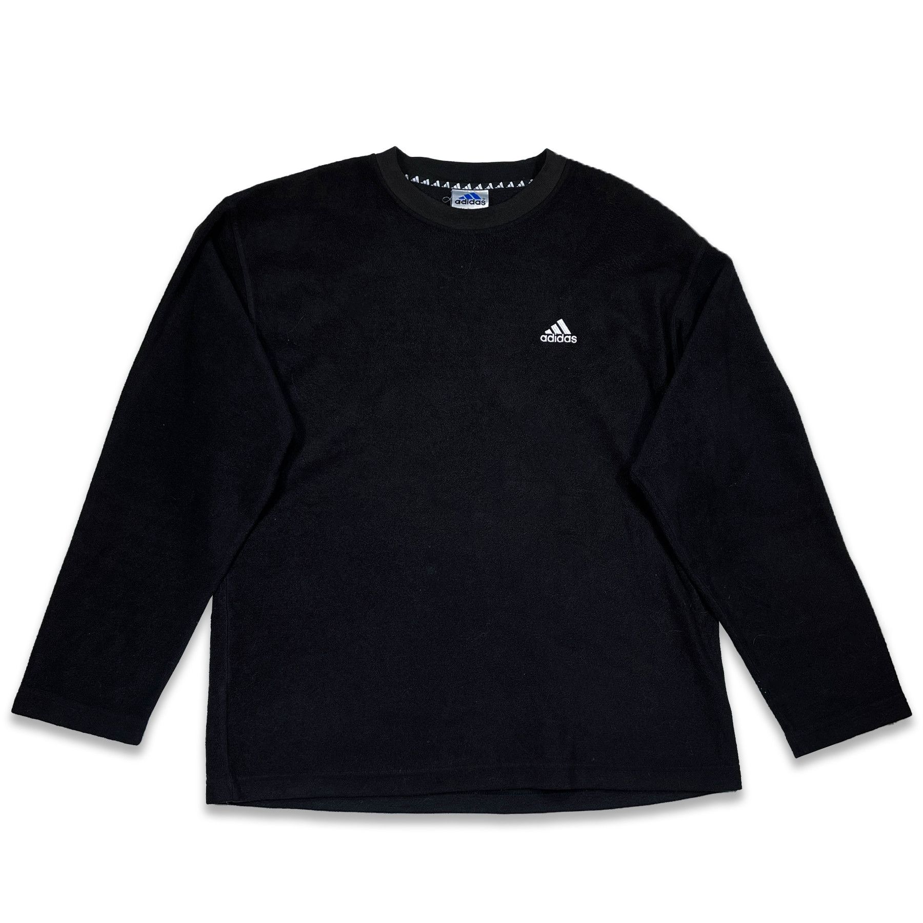 Adidas Vintage Adidas Fleece Longsleeve • L size Size US L / EU 52-54 / 3 - 2 Thumbnail