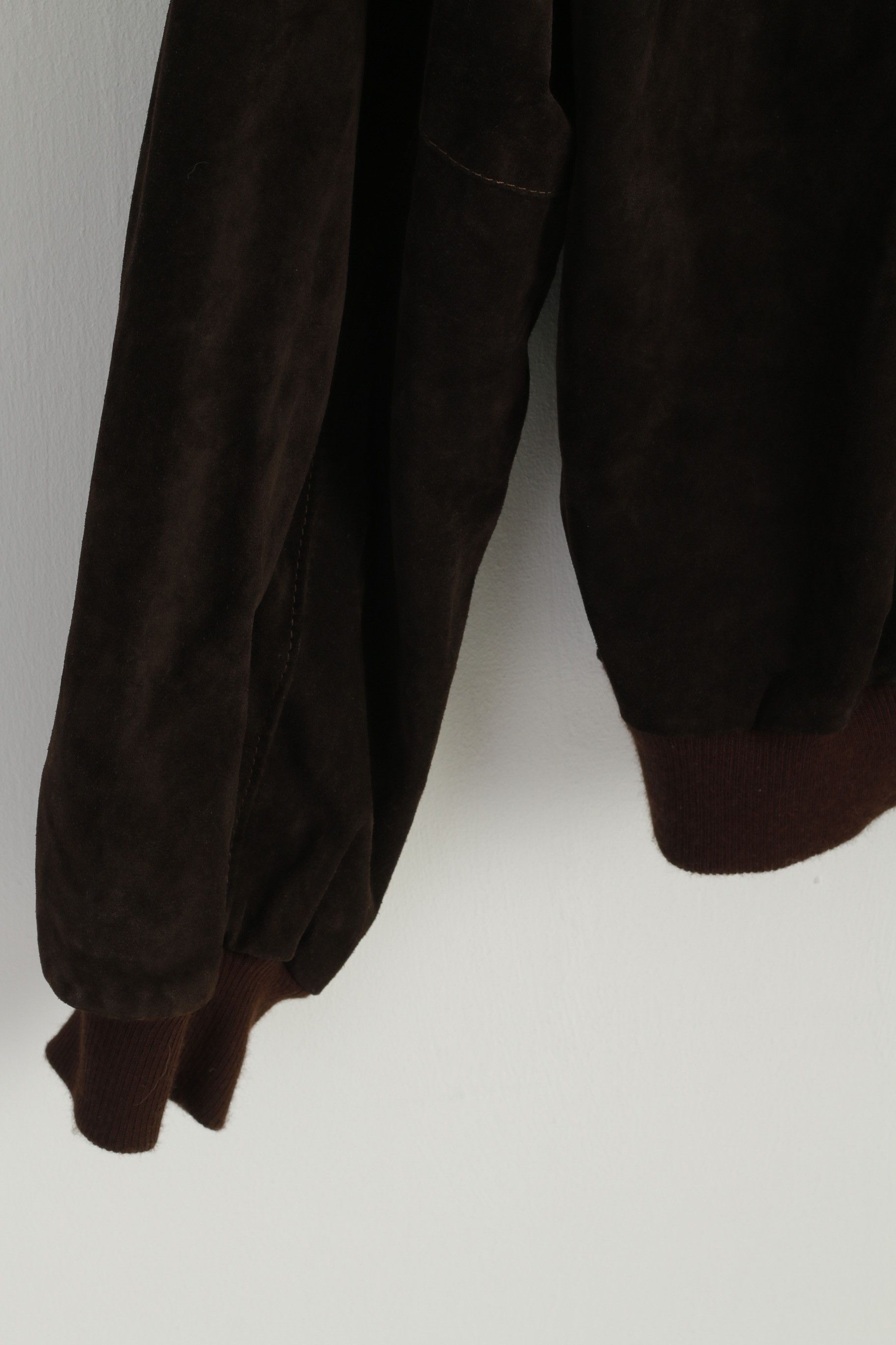 Vintage VIP Men XL Jacket Brown Leather Suede Italy 7694 Size US XL / EU 56 / 4 - 8 Thumbnail