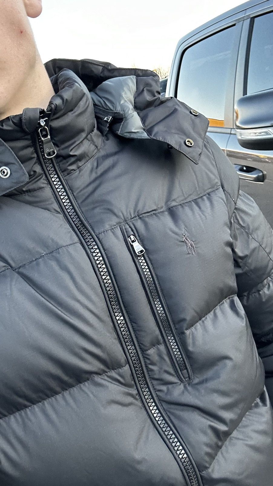 Polo Ralph Lauren Polo puffer jacket all black 2024 | Grailed