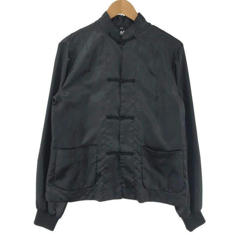 Comme des Garcons Black Jacket Polyester Satin China Shirt Toogle Button Black Size US L / EU 52-54 / 3 - 1 Thumbnail