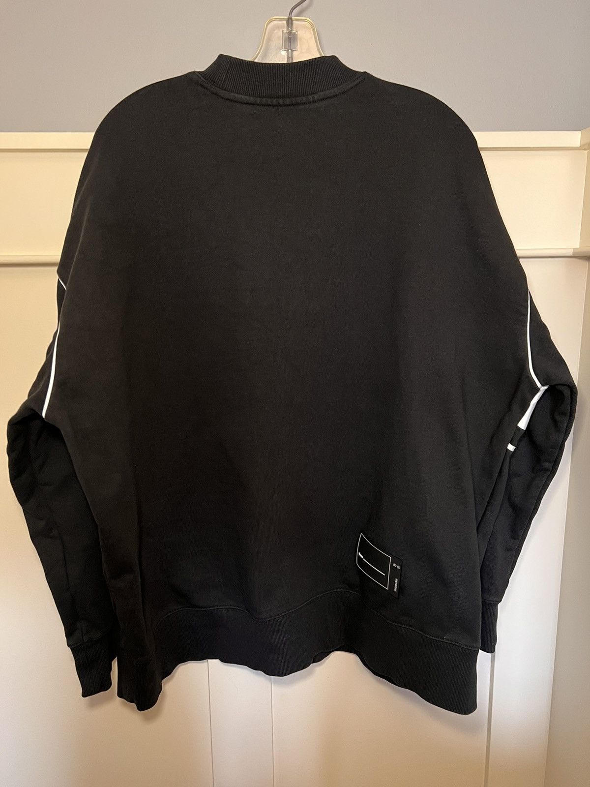 WE11DONE WE11DONE reflective logo oversized crewneck sweatshirt Size US XXL / EU 58 / 5 - 2 Thumbnail