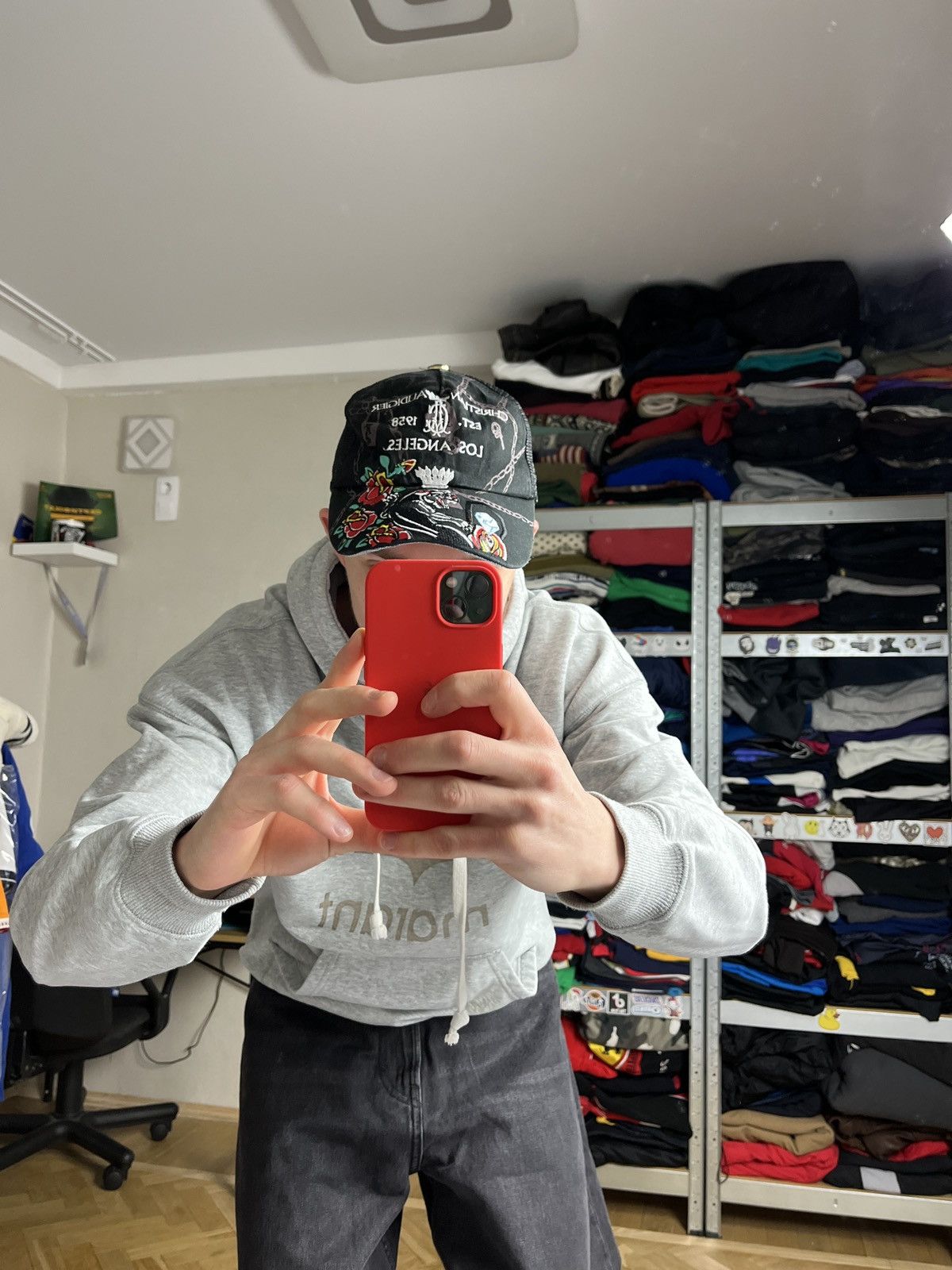 Ed Hardy Vintage Y2K Ed Hardy Cristian Audigier Streetwear Hat Cap Size ONE SIZE - 2 Thumbnail