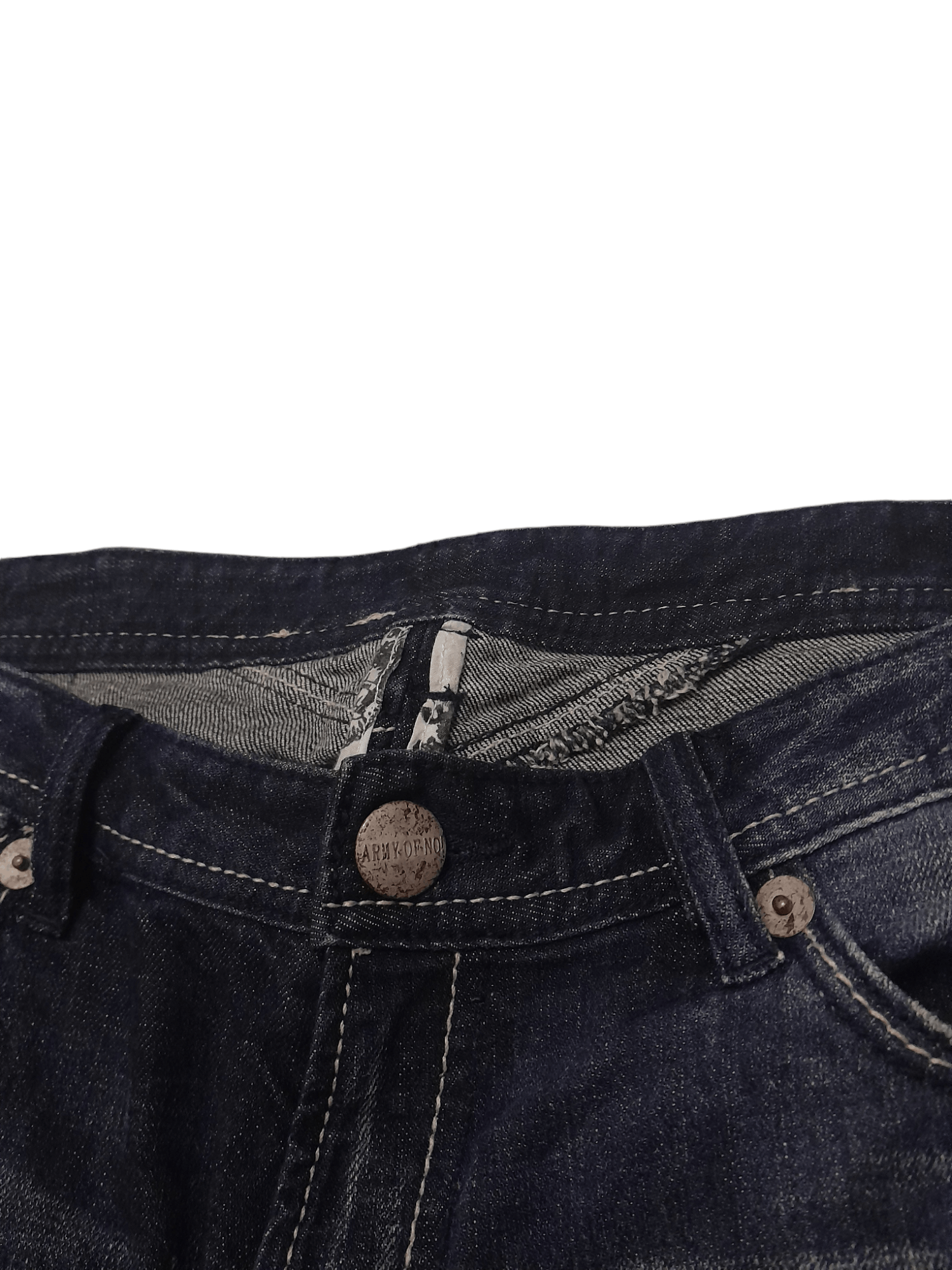 Army Of Me ARMY OF NO! Flare Denim (S 287) Waist 32 Size US 32 / EU 48 - 10 Thumbnail