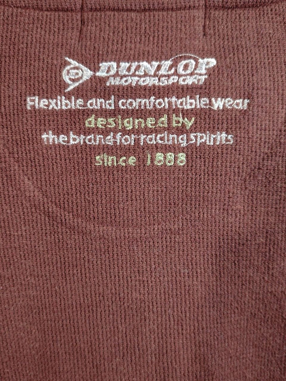 Dunlop RARE VINTAGE 90s Dunlop Motorsport Quarter-Zip Jumper Size US L / EU 52-54 / 3 - 5 Thumbnail