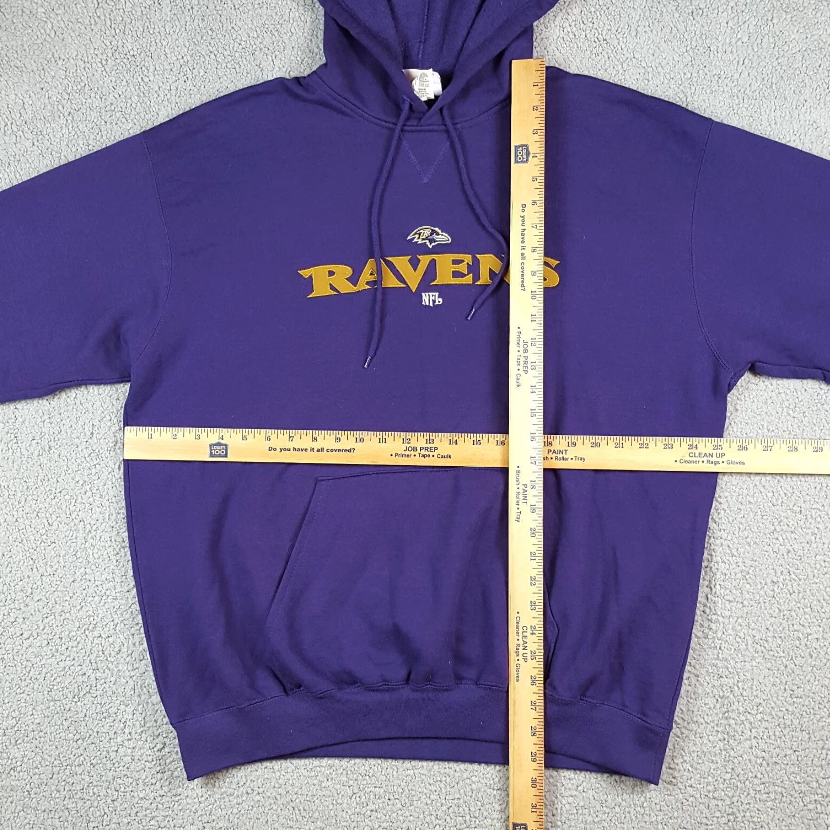 NFL VINTAGE NFL Baltimore Ravens Hoodie Pullover Sweatshirt Mens XL Purple Y2K Retro Sports Size US XL / EU 56 / 4 - 2 Thumbnail