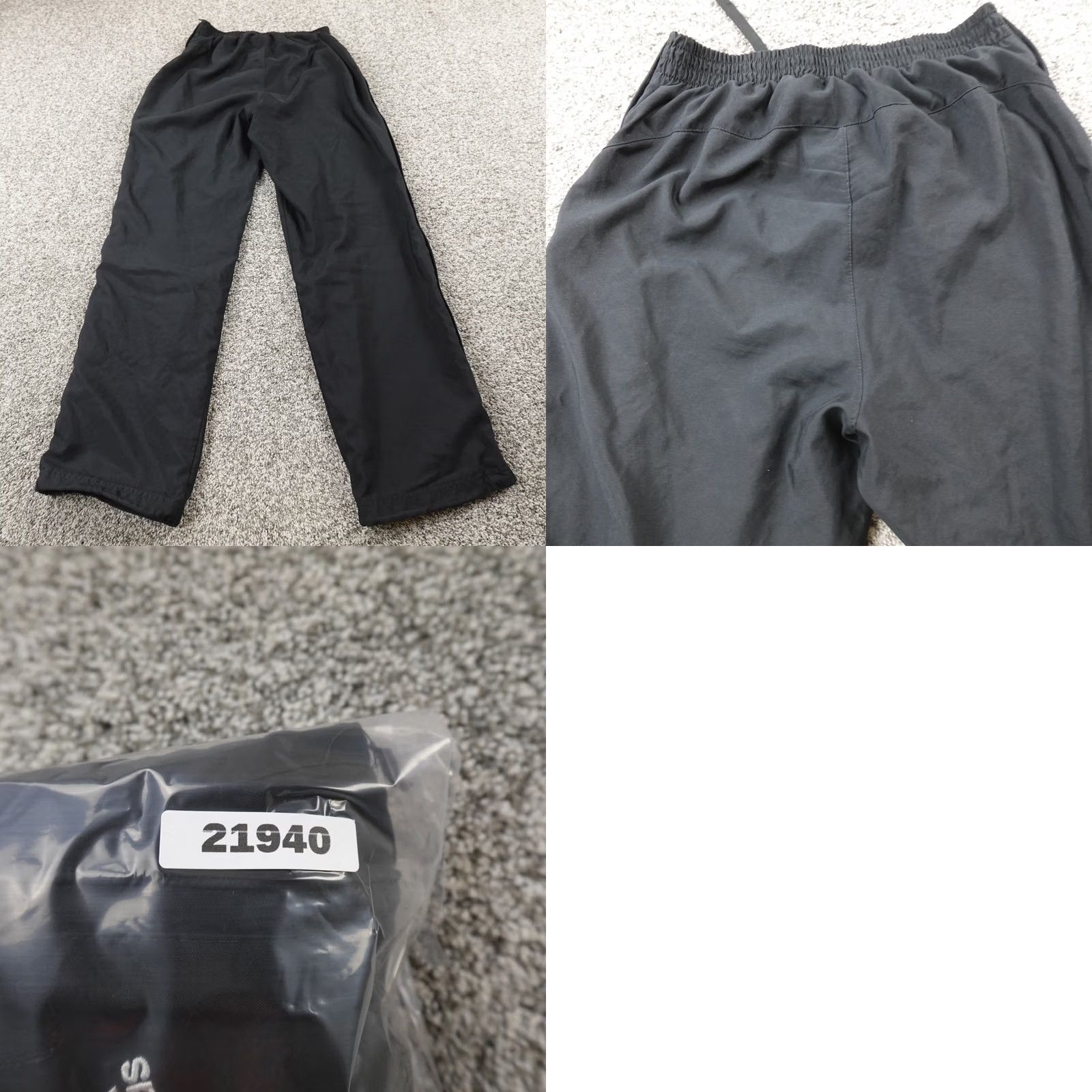 Adidas Adidas Pants Mens S Black Track Warm Up Drawstring Jogger Sweatpants Gym Train Size US 26 / EU 42 - 9 Thumbnail