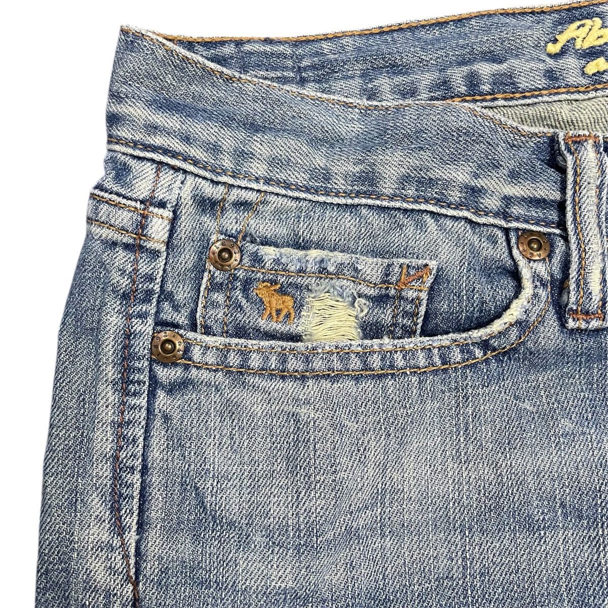 Abercrombie & Fitch Y2k flare abercrombie & fitch Punk Distressed Jeans Size 29" - 7 Thumbnail