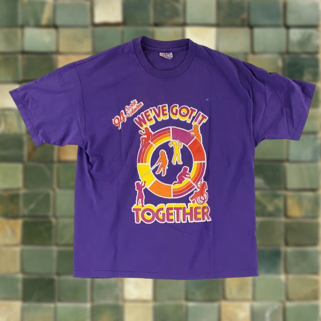Vintage Girl Scouts T Shirt We've Got It Together Purple Womens XL Single Stitch Size XL / US 12-14 / IT 48-50 - 1 Thumbnail