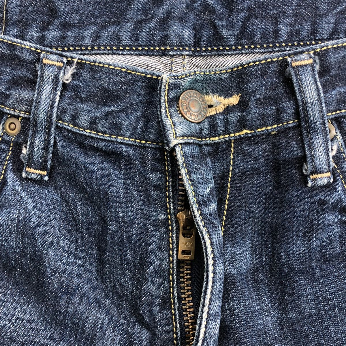 Blue Blue Japan × Japanese Brand × Vintage Vintage Blue Blue Japan Faded Jeans Size US 30 / EU 46 - 6 Thumbnail