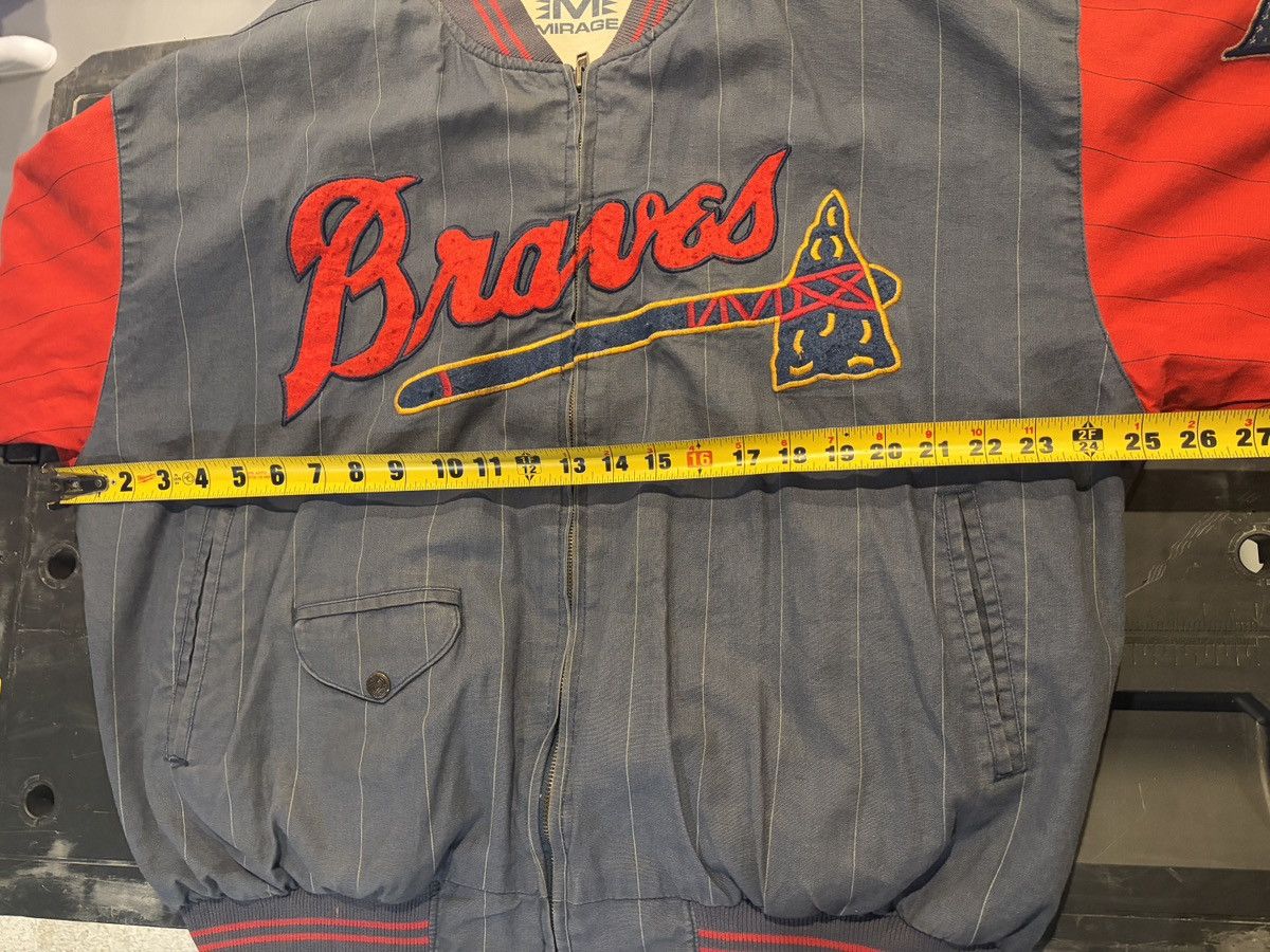 Mirage 1991 Atlanta Braves Bomber Jacket Size US L / EU 52-54 / 3 - 8 Thumbnail