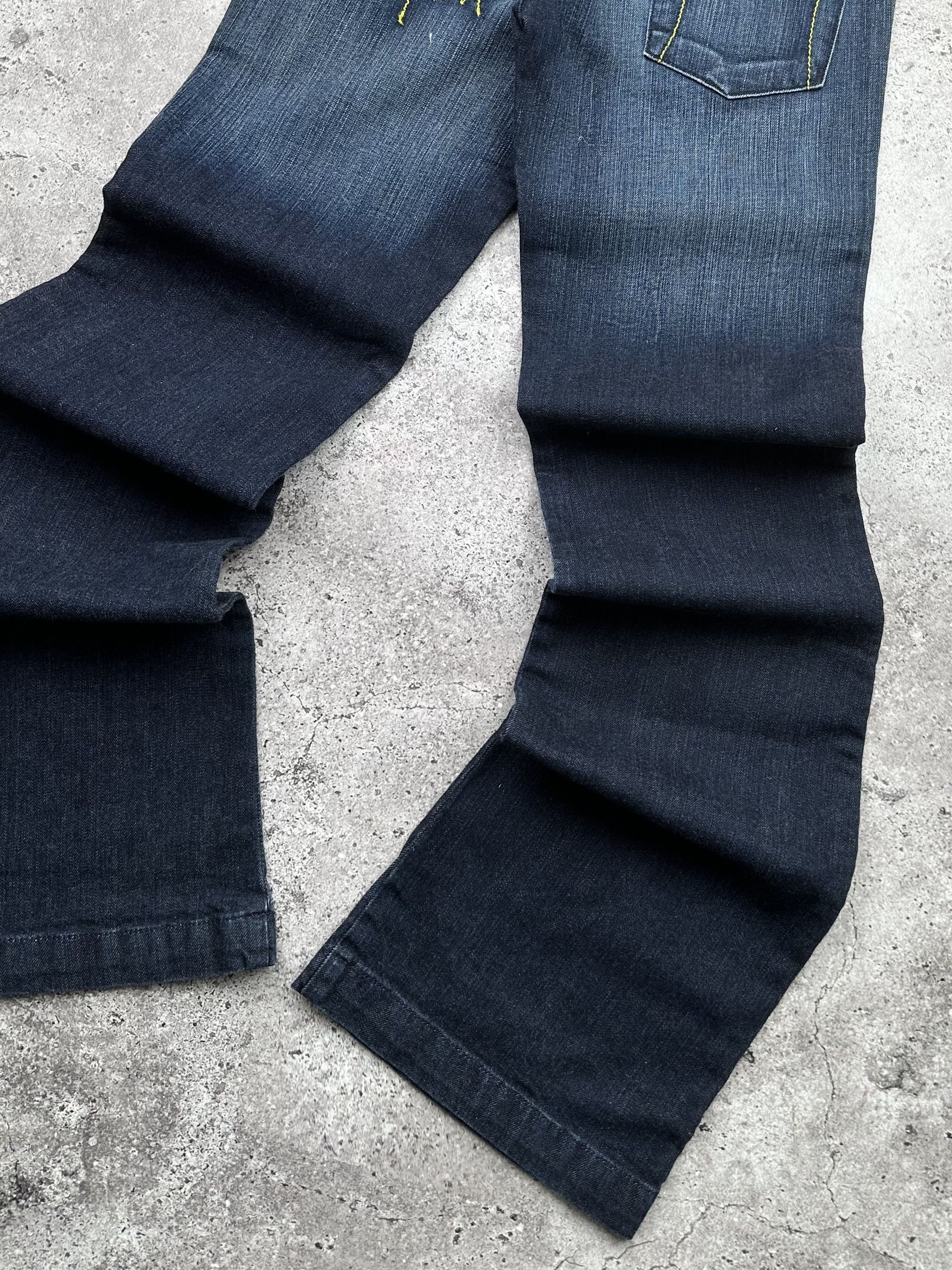 Japanese Brand Vintage Flare Jeans C579(V626) Size 25" / US 0 / IT 36 - 8 Thumbnail