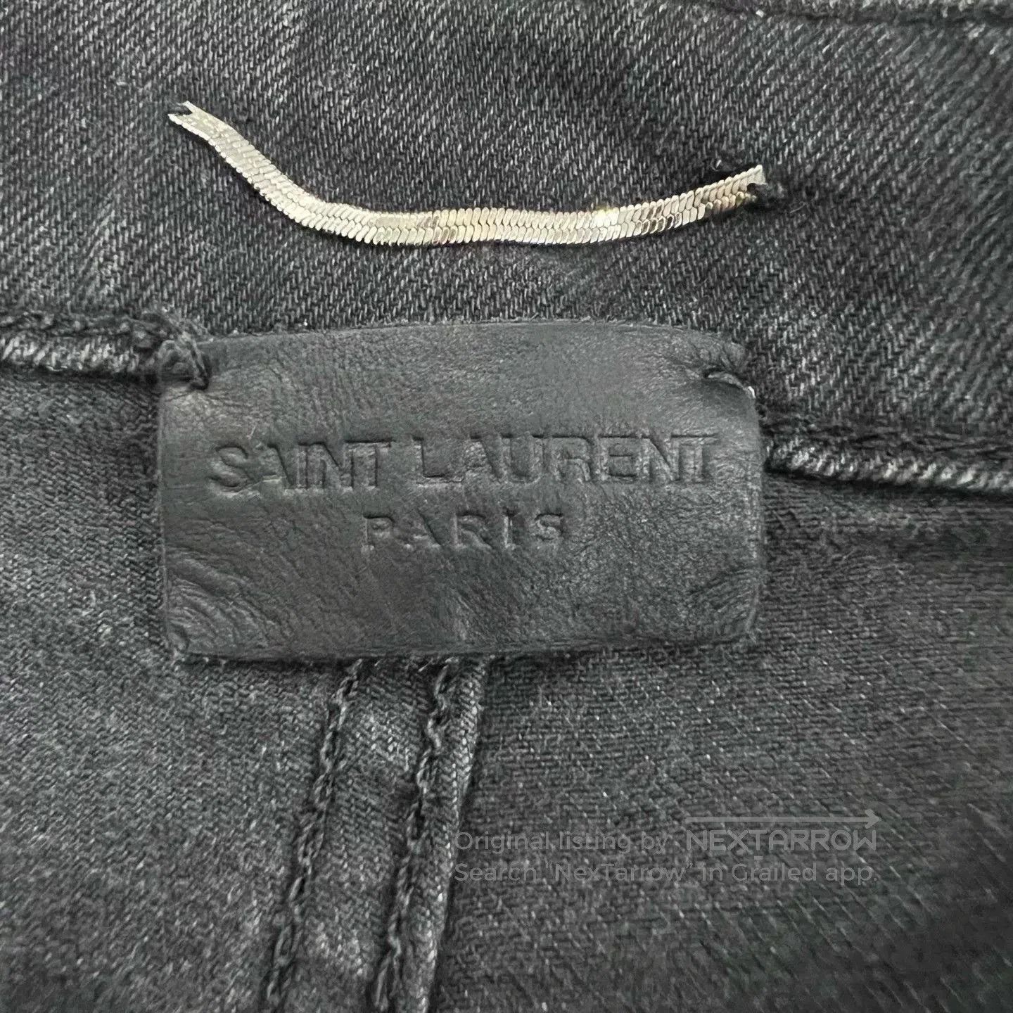 Saint Laurent Paris saint laurent washed slim fit jeans. Size US 36 / EU 52 - 3 Thumbnail