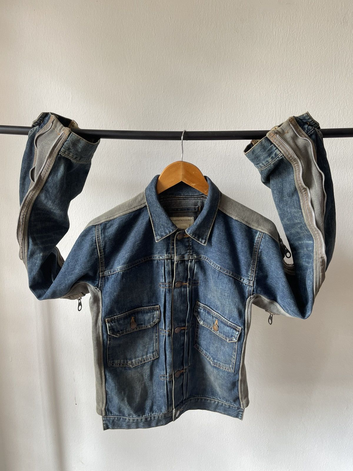 Maison MIHARA YASUHIRO Miharayasuhiro Hybrid TYPE 2 Denim Jacket 10 Size US S / EU 44-46 / 1 - 1 Thumbnail