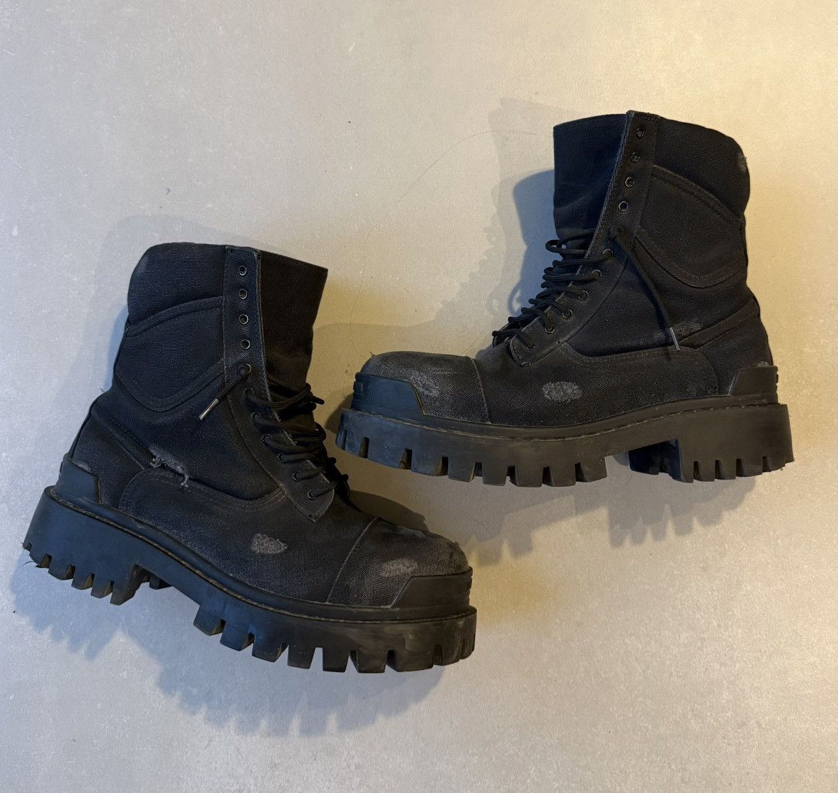 Balenciaga Balenciaga Inspector boots black | Grailed