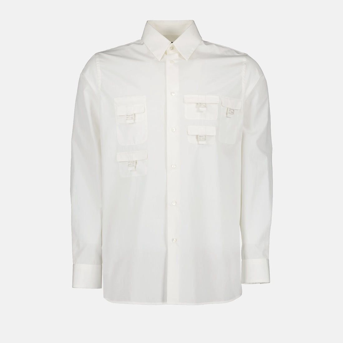Fendi Fendi FF multi-pocket shirt Size US L / EU 52-54 / 3 - 1 Thumbnail
