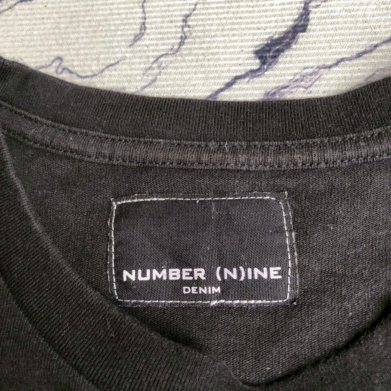 Number (N)ine Number (N)ine Logo Tee Black L Size US L / EU 52-54 / 3 - 7 Thumbnail