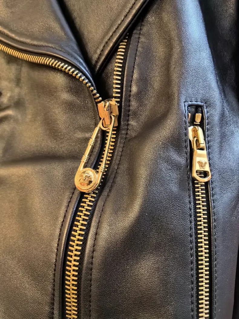 Versace Versace Pin lambskin jacket Size M / US 6-8 / IT 42-44 - 3 Thumbnail