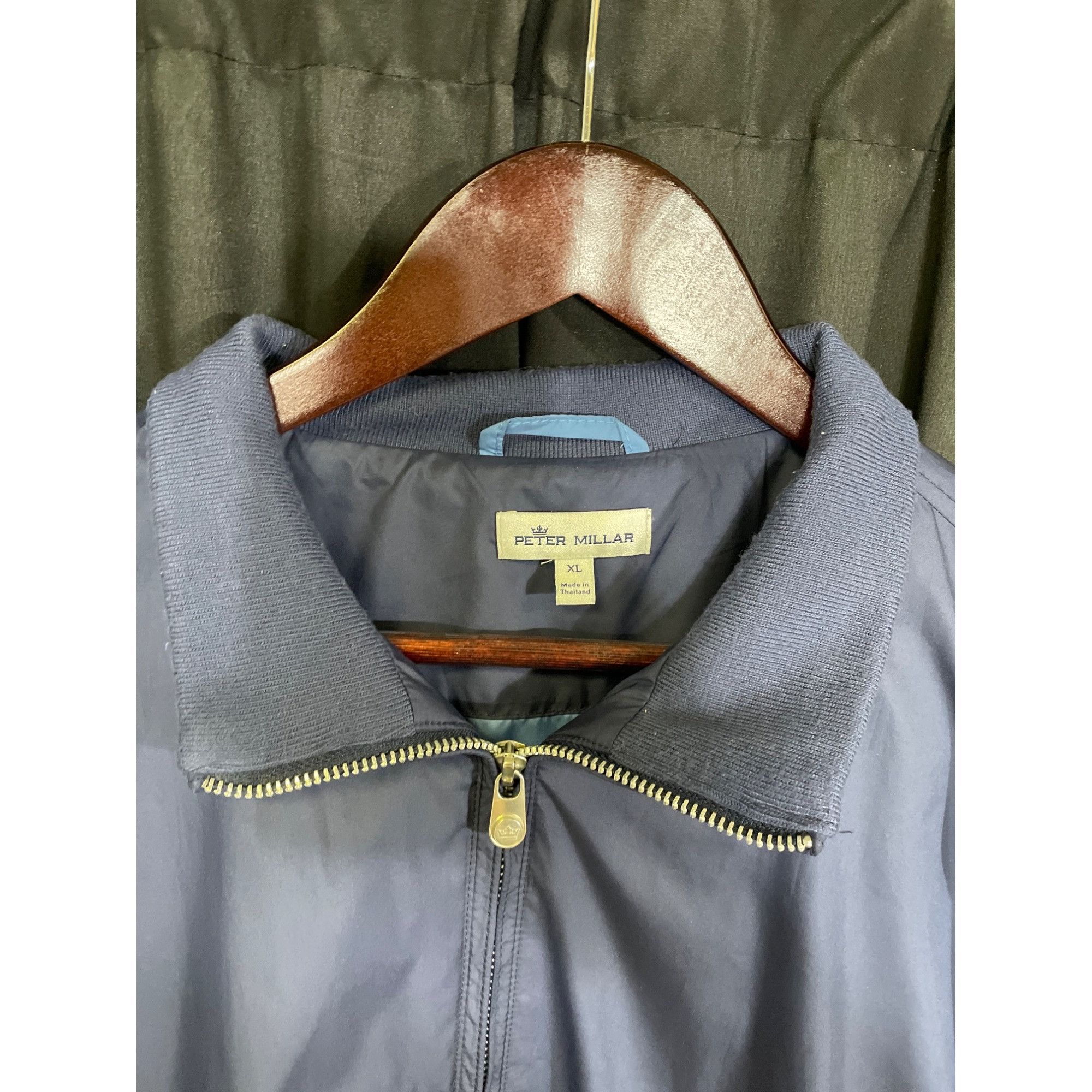 Peter Millar Peter Millar Mens Blue Full-Zip up collard jacket size XL SK Size US XL / EU 56 / 4 - 11 Thumbnail