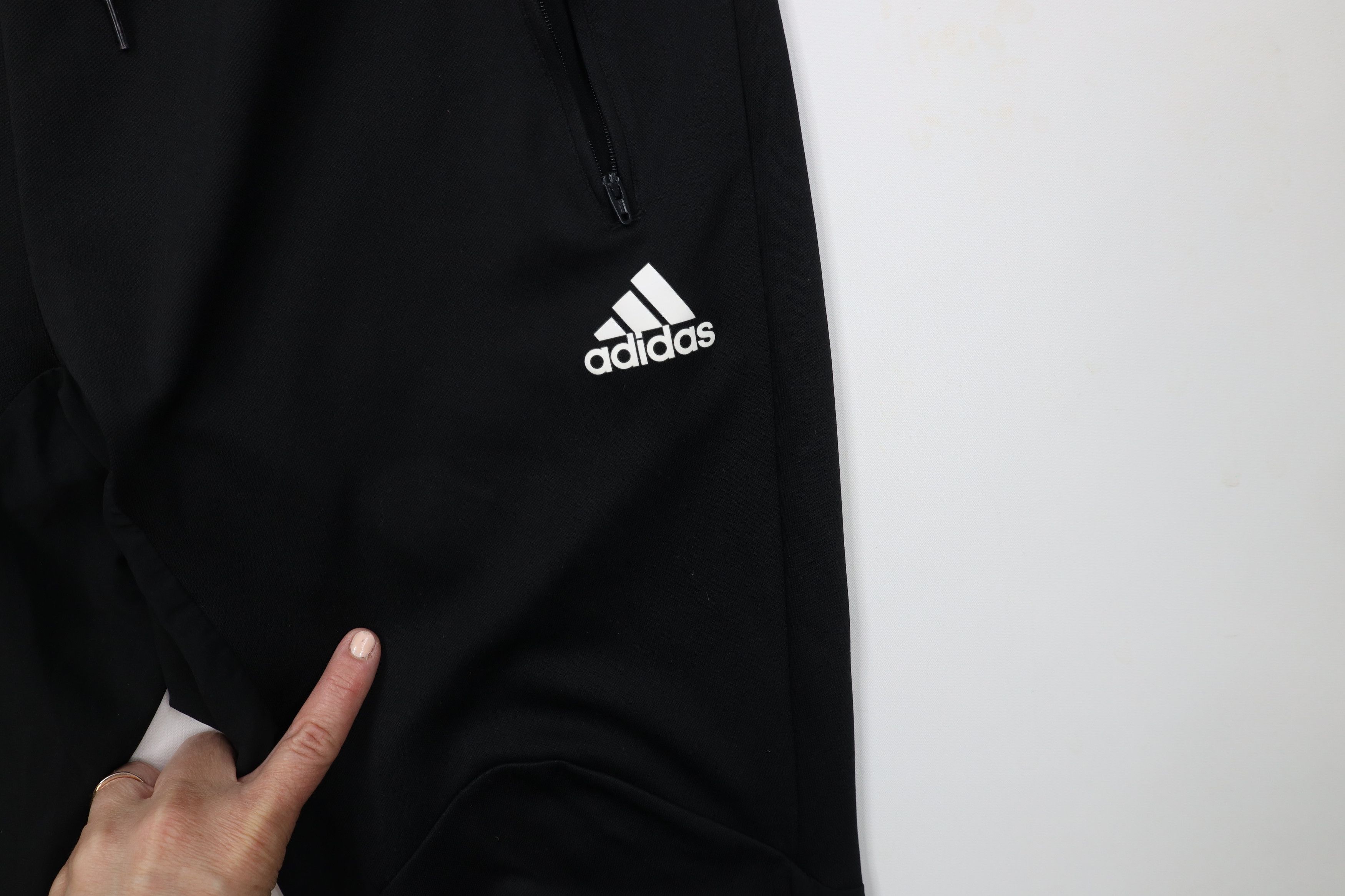 Adidas × Vintage Vintage Adidas Tapered Leg Soccer Warm Up Sweatpants Pants Size US 36 / EU 52 - 6 Thumbnail