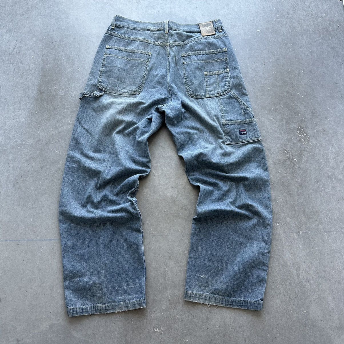 Jeans Baggy Vintage Phat Farm - Taille W32, Coupe Carpenter Loose, Délavage Stone, état Deadstock Neuf Avec étiquettes | Style Y2K Années 2000