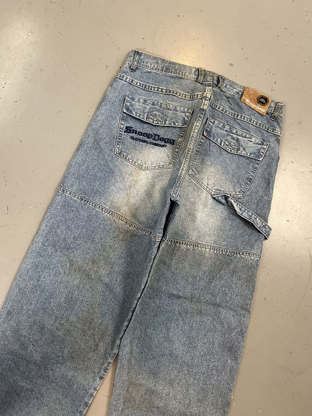 Snoop Dogg × Vintage Vintage snoop dogg big pocket SpellOut embroidered denim Size US 36 / EU 52 - 12 Thumbnail
