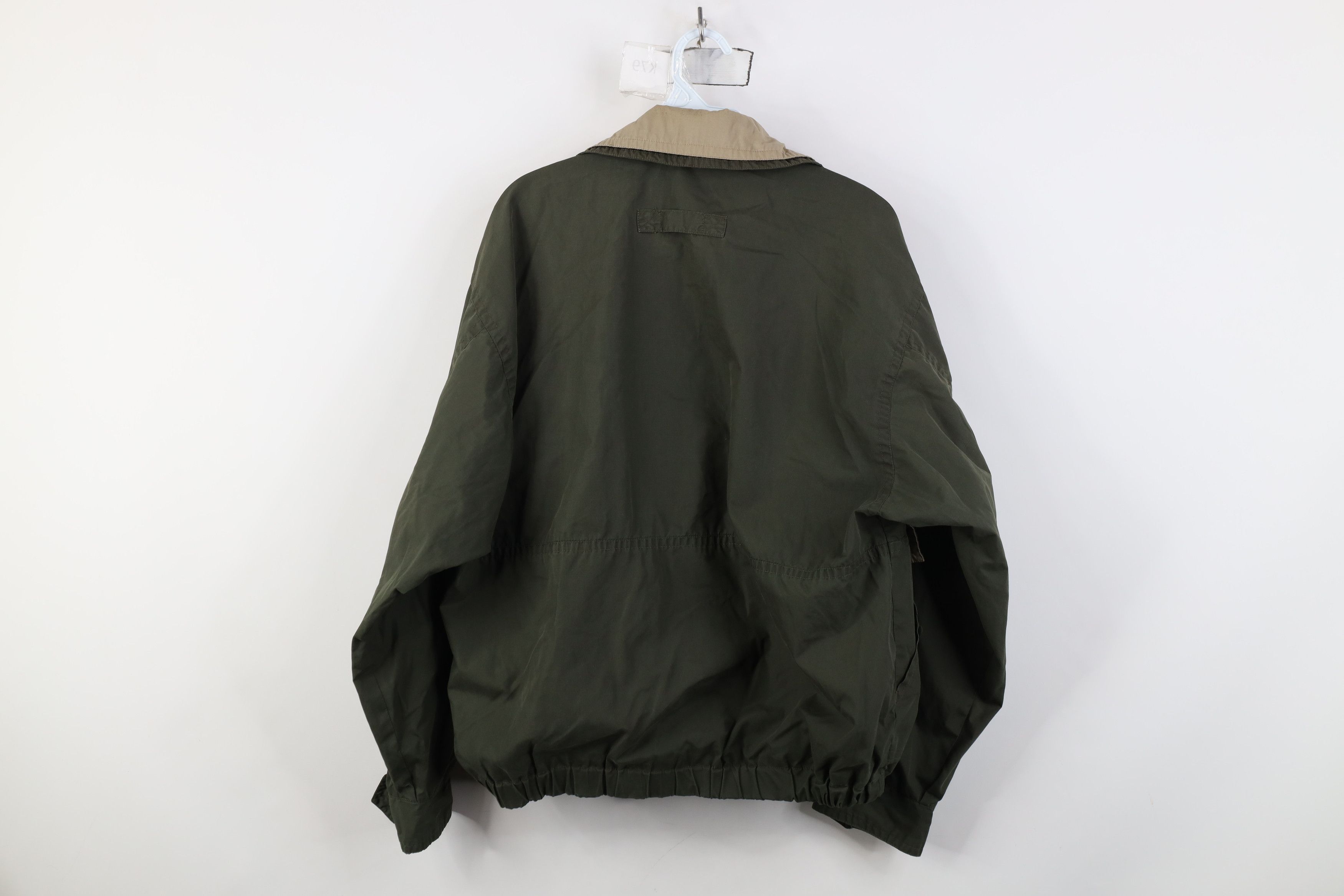 Vintage Vintage 90s Streetwear Windbreaker Bomber Jacket Green Size US M / EU 48-50 / 2 - 12 Thumbnail