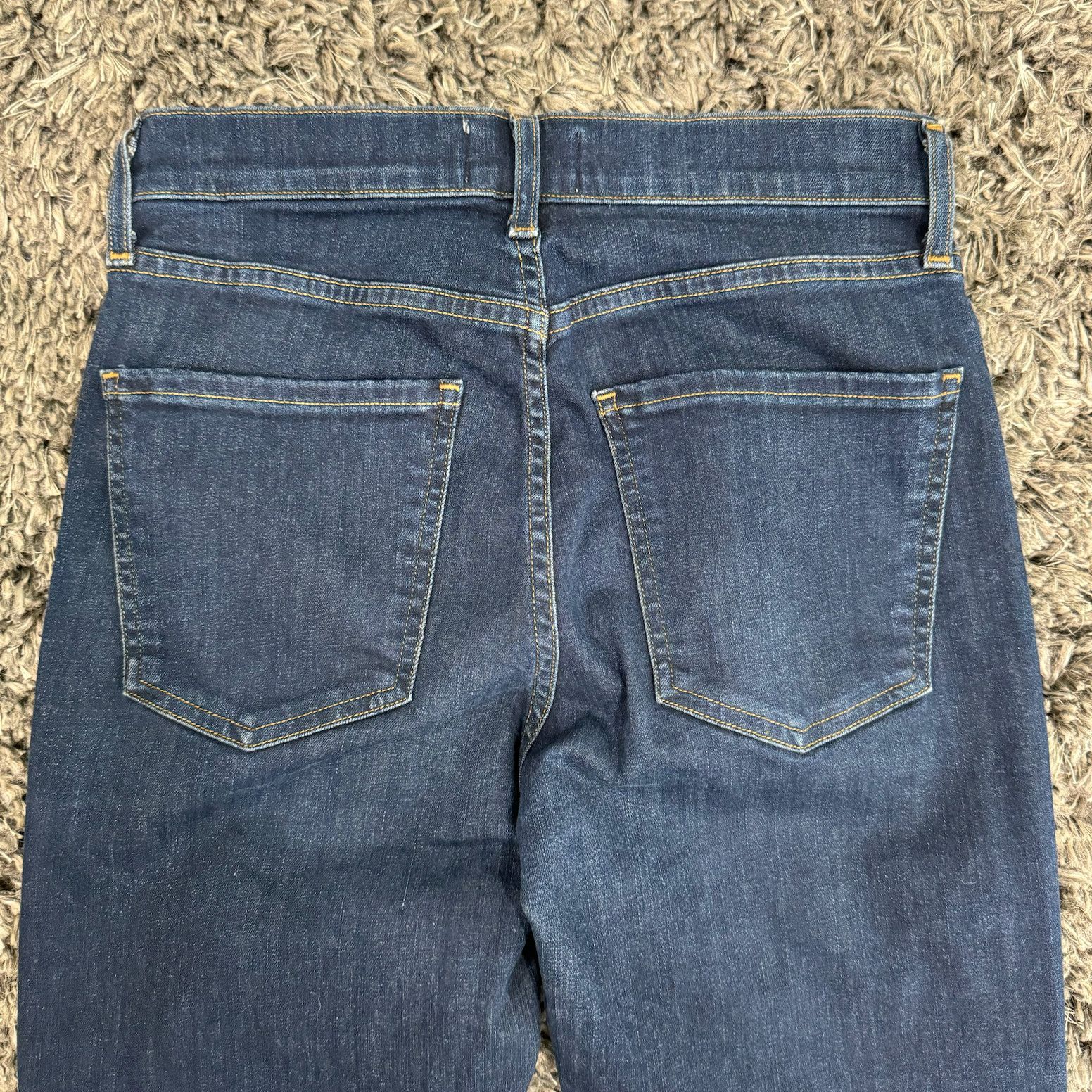 Agolde Sophie High Rise Skinny Crop Jeans in Blue, Size 26