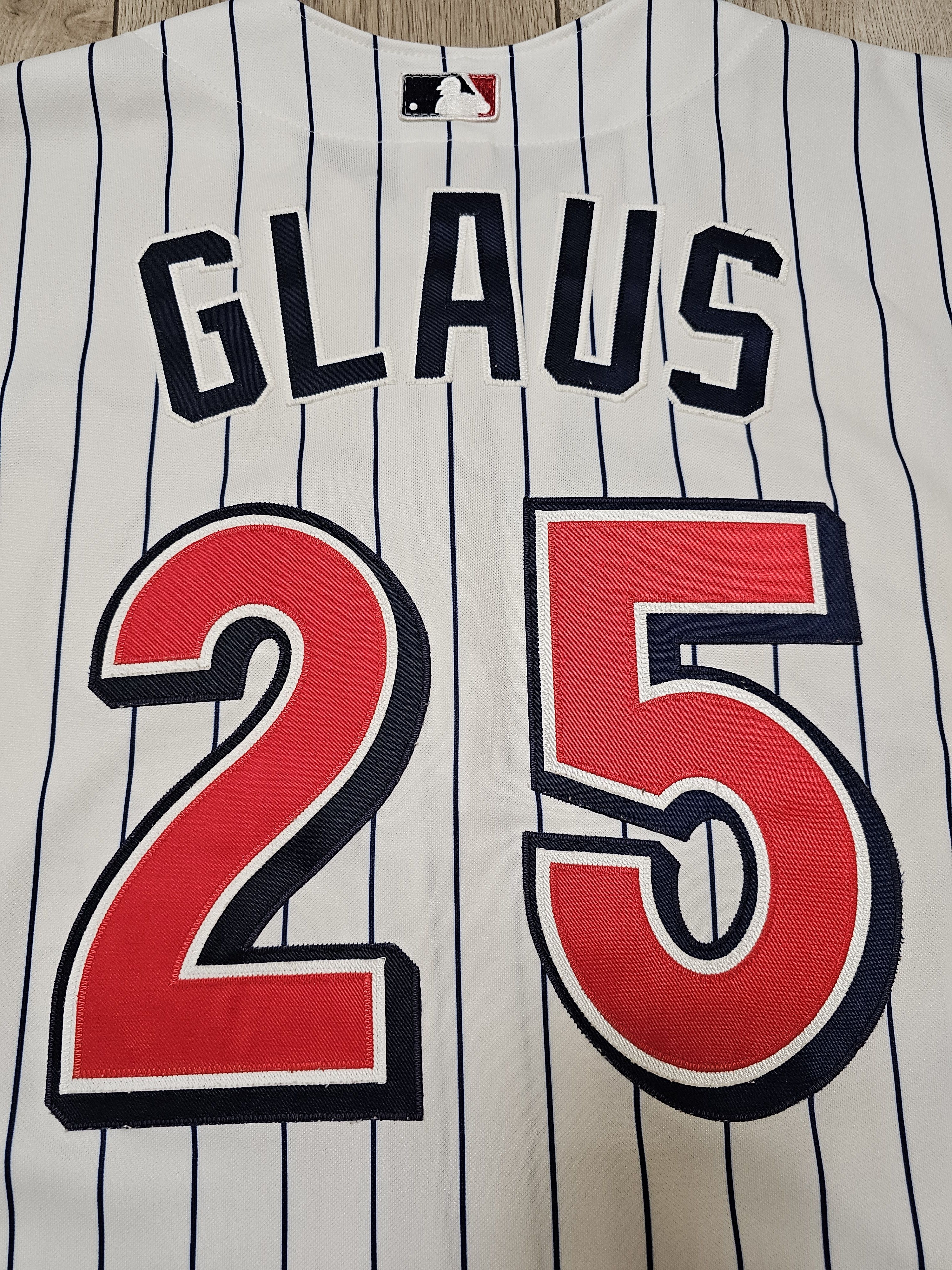 Vintage ANAHEIM ANGELS VINTAGE JERSEY SIGNED TROY GLAUS JERSEY Size US L / EU 52-54 / 3 - 6 Thumbnail