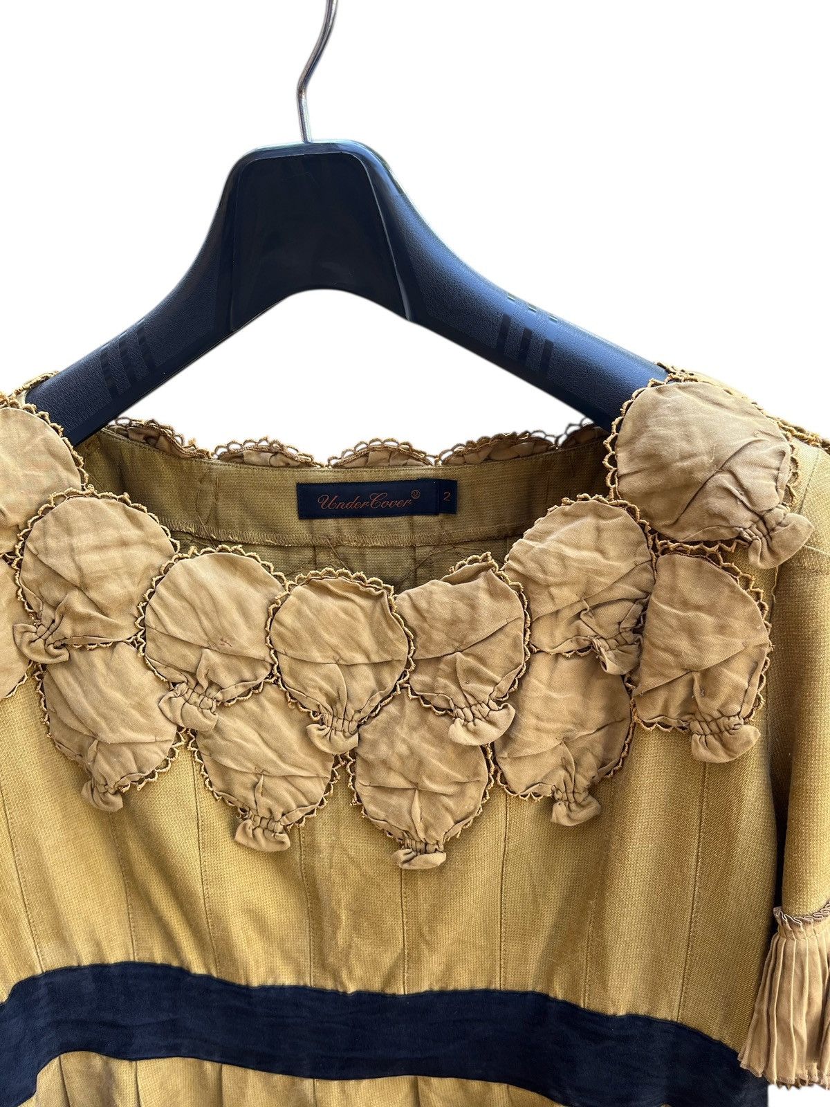 Undercover 2007 Undercover Gold Silk Mini Skull Detail Dress Size M / US 6-8 / IT 42-44 - 7 Thumbnail