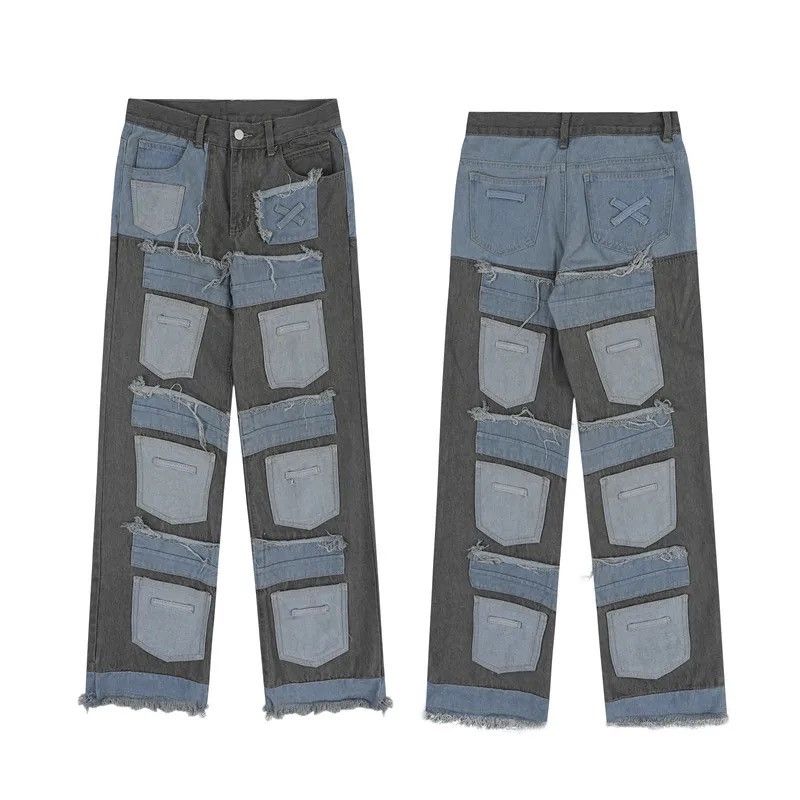 Japanese Brand × Vintage Streetwear Baggy Multi Pockets Jeans Trousers y2k Size US 32 / EU 48 - 6 Thumbnail
