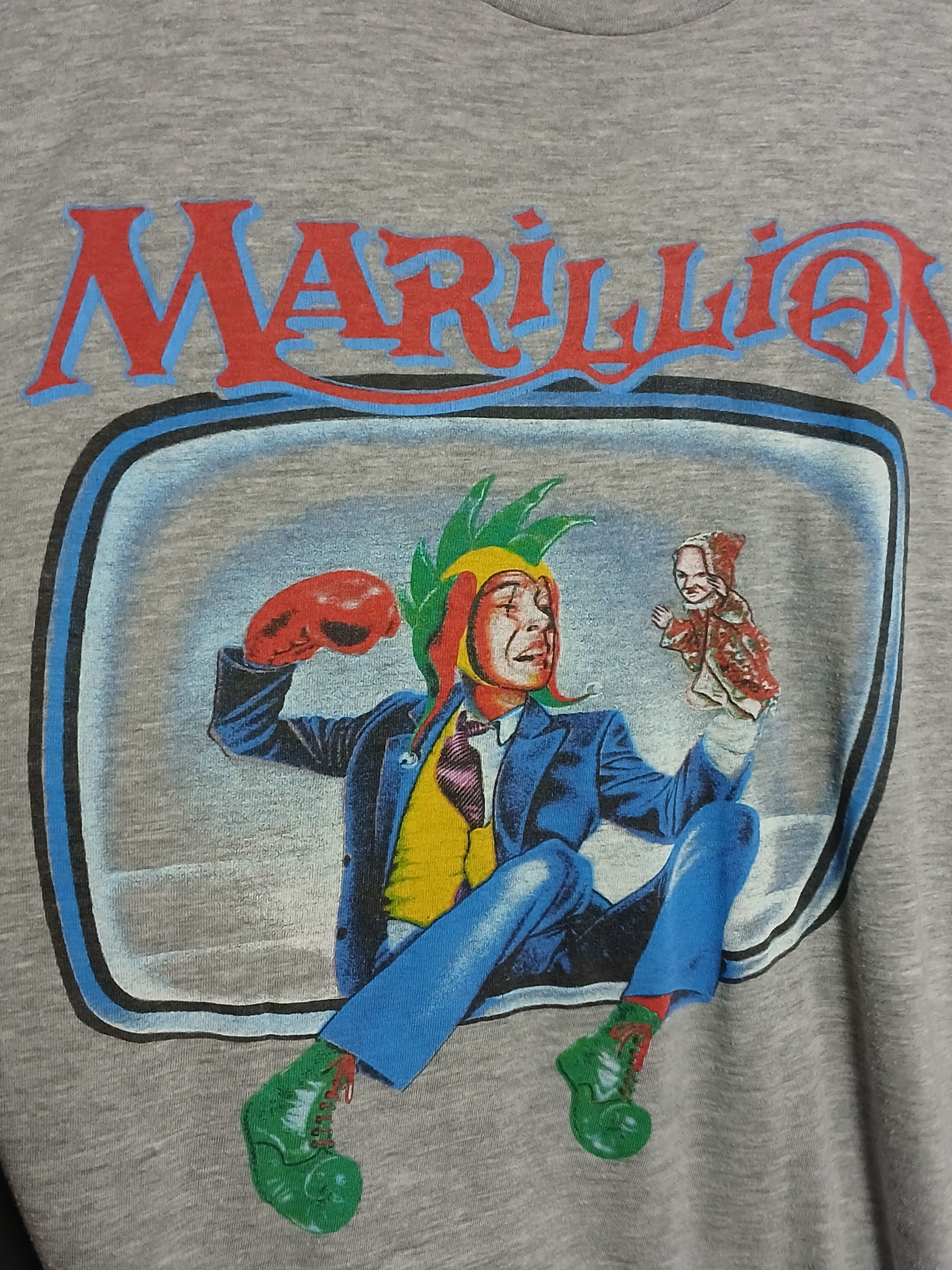 Band Tees × Vintage Vintage Marillion Single Stitch T-Shirt Size US L / EU 52-54 / 3 - 3 Thumbnail