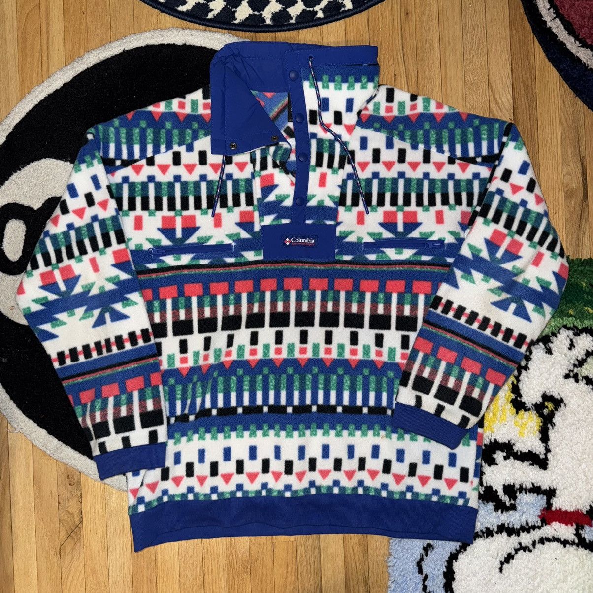 Columbia Vintage Style Columbia Fleece Pullover Size US M / EU 48-50 / 2 - 1 Thumbnail